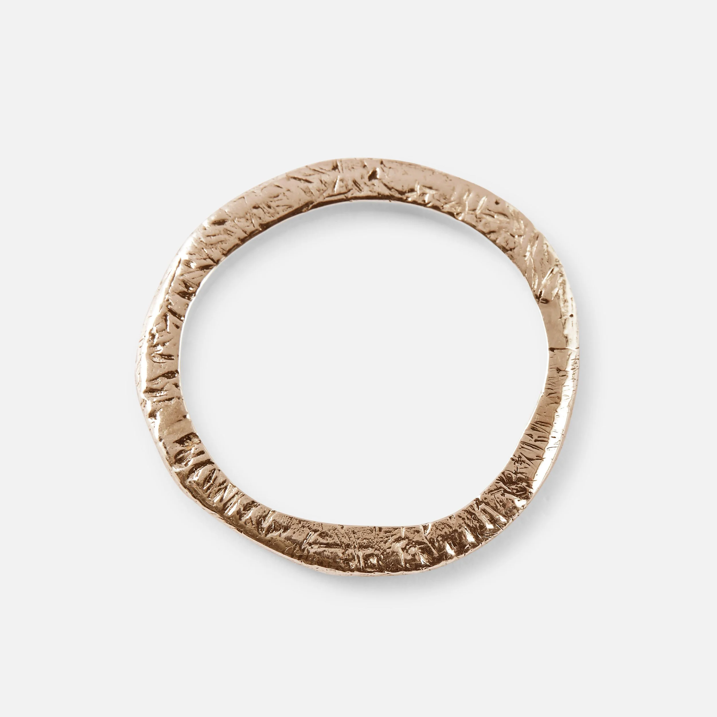 9ct yellow gold Grit ring