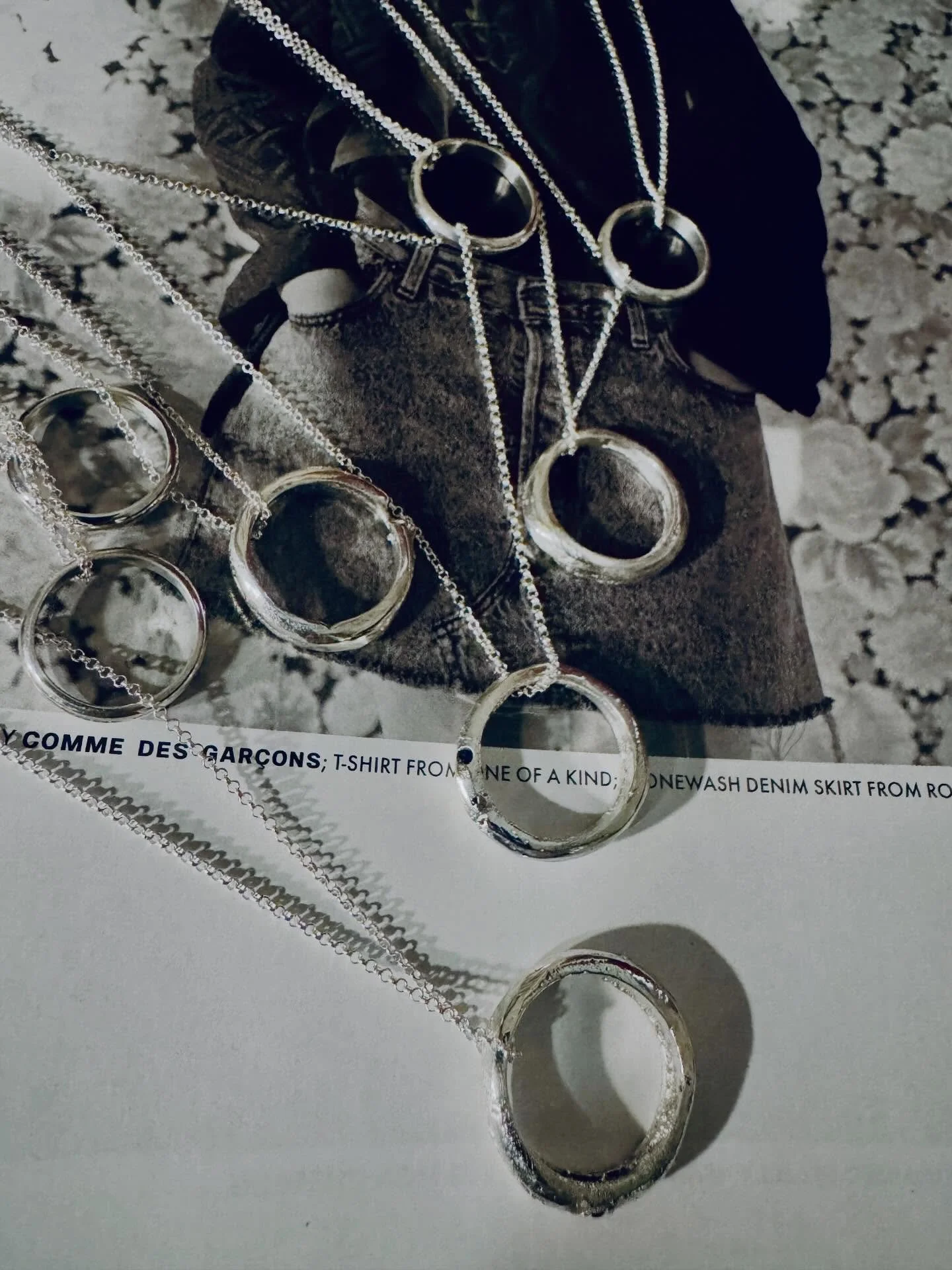 Last week ✨ Made a new version of my &lsquo;Two rings&rsquo; necklace, these ones with sapphires and gold&hellip;👌🏼 ✨ worked on a fixtures and snagging list for the builders ✨ Found these, future nail goals! 💅🏼 ✨ Measuring up for the shower glass