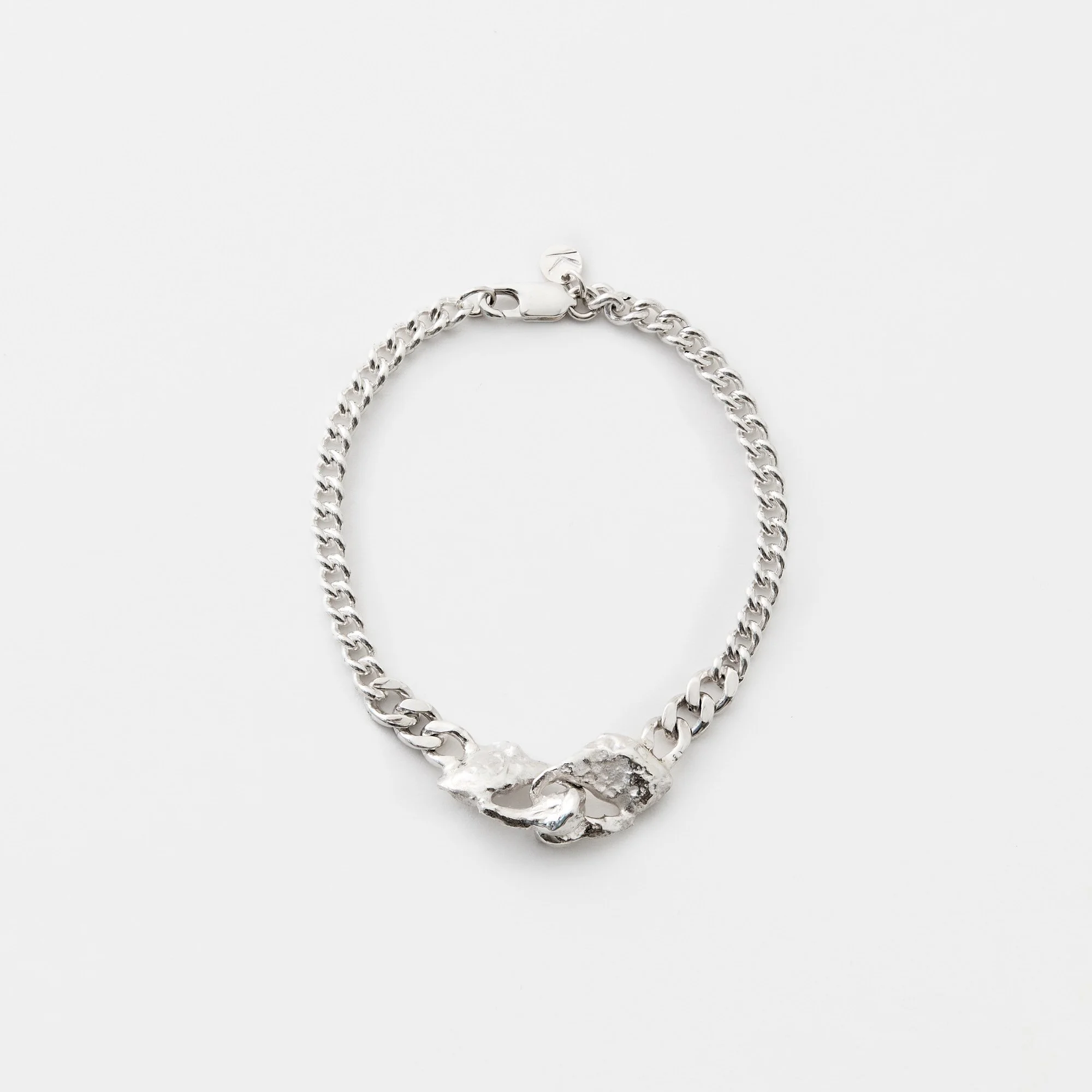 Graze silver bracelet