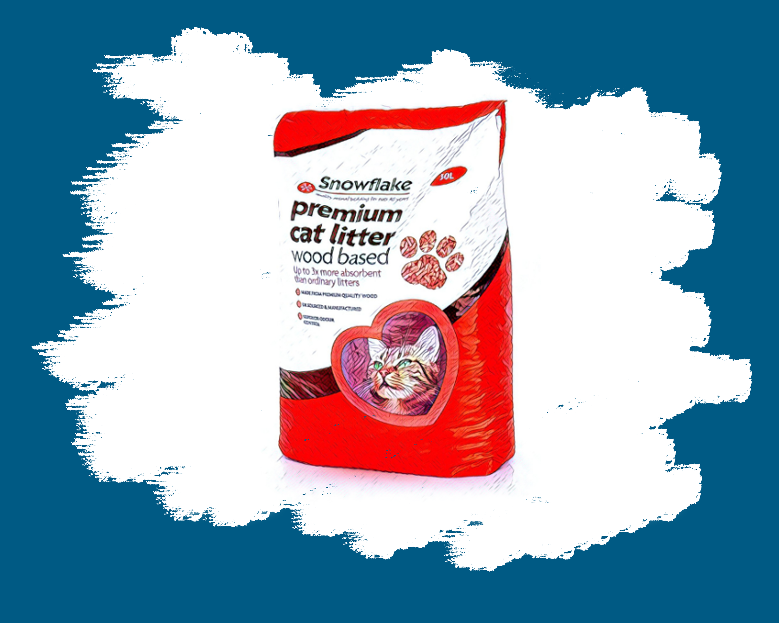 Snowflake Animal Bedding