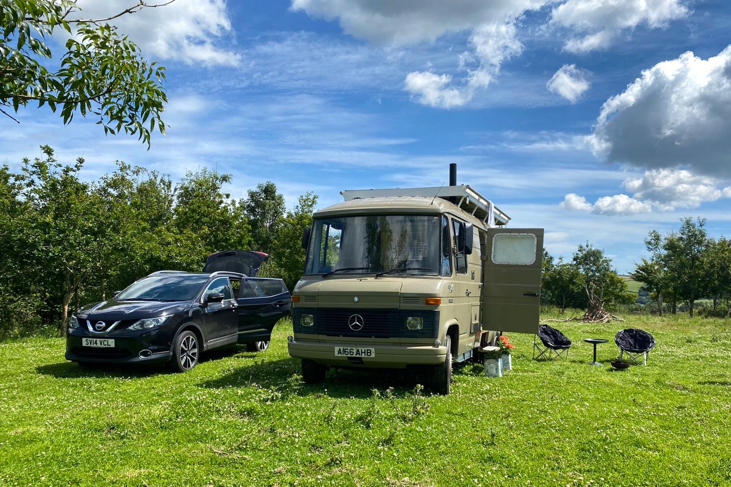 Mercedes Truck - Kusti Camping - Devon Glamping