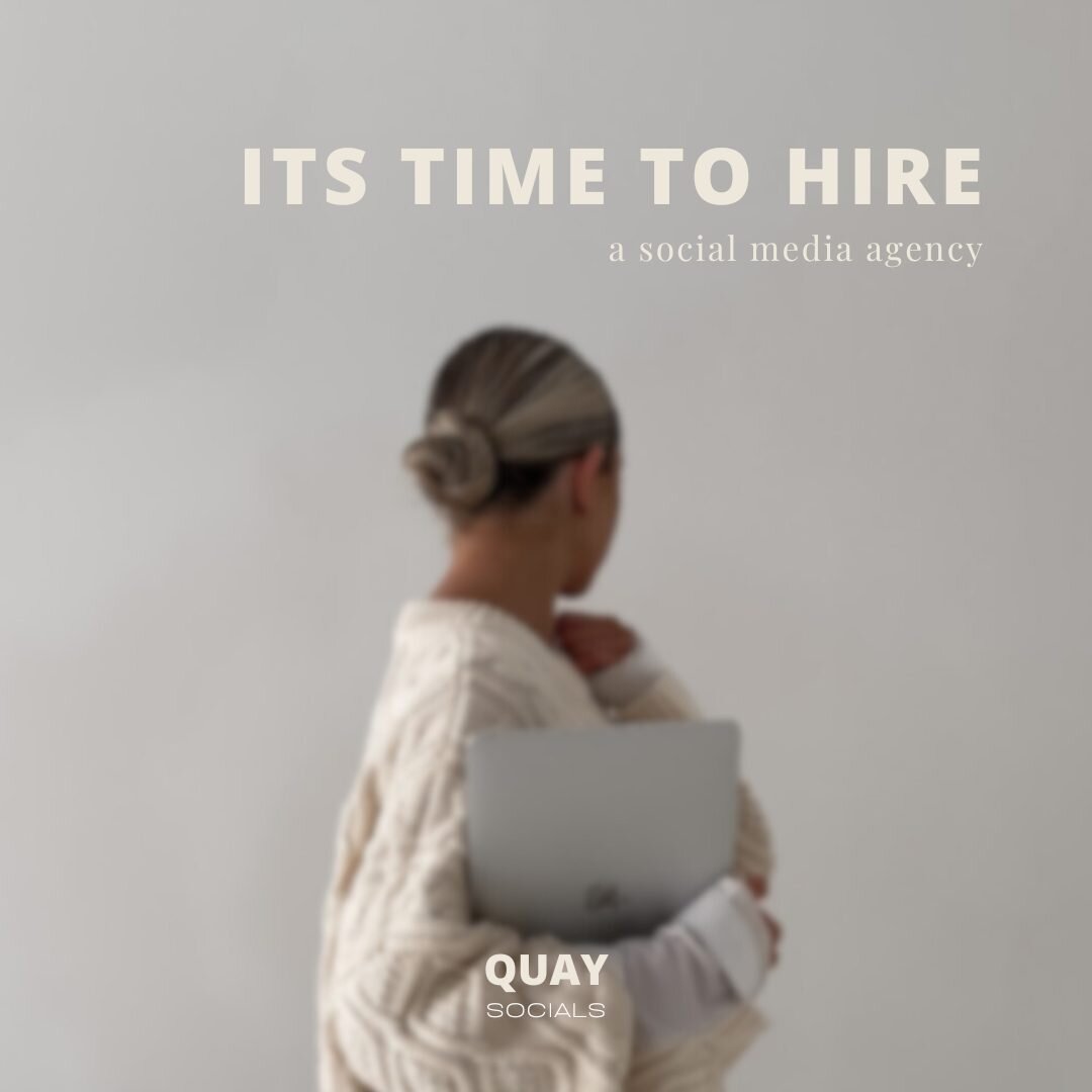 This is your reminder to engage a social media agency 

At Quay Socials, we know what it takes to stay ahead of the game. We incorporate innovative ideas and successful strategies to ensure that our clients get to the top and stay there.

💻 www.quay