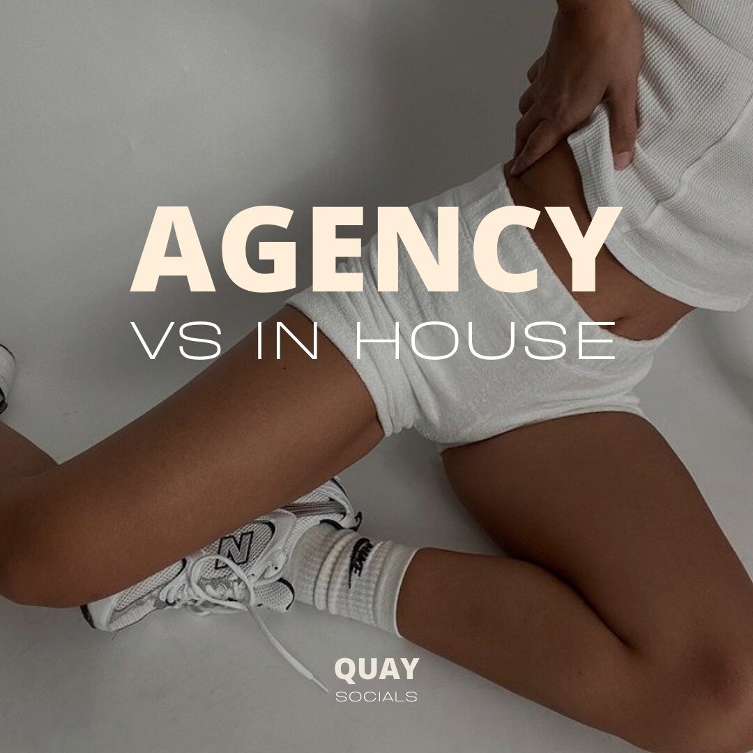 Agency or in-house? 💭 
Swipe to see our recommendation on what will work for you.

💻 www.quaysocials.com