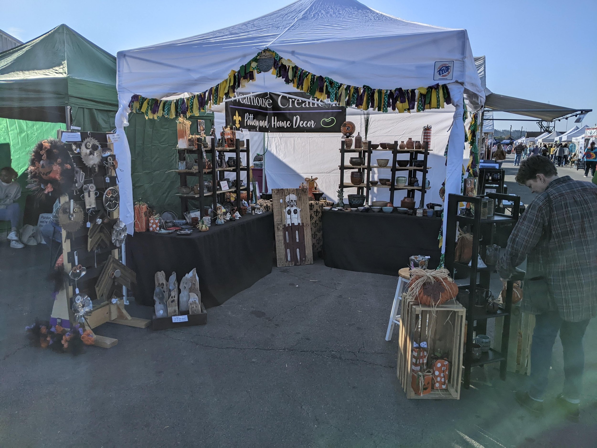 Booth setup at Chiaha