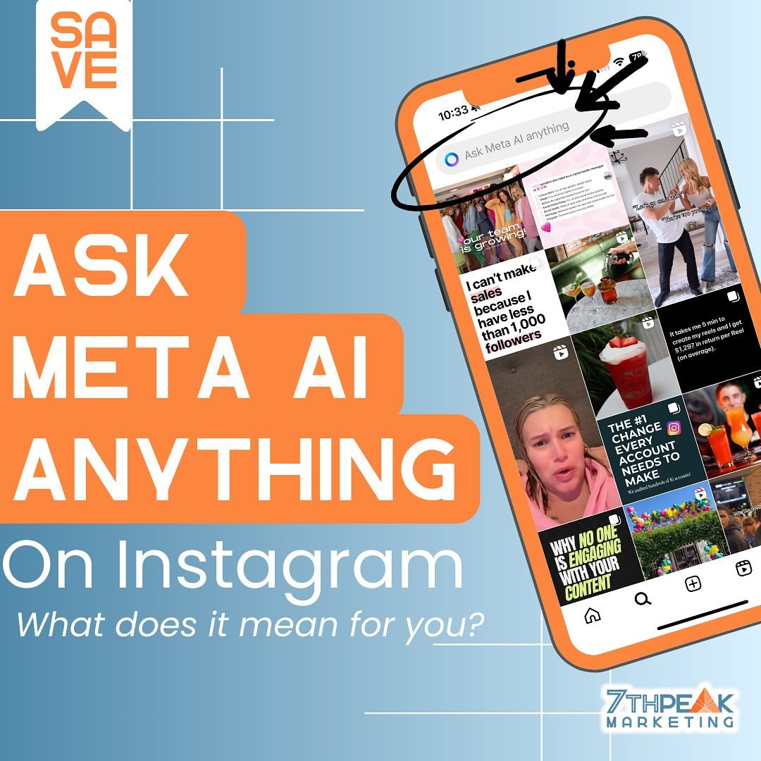 Have you noticed that Meta AI is now part of the Instagram search bar?  We are breaking down what this means, how it works, and some fun ways to use this new tool. 🤖🌟

#clt #cltnc #charlottenc #cltbusiness #socialmediamarketing #socialmediamanager 