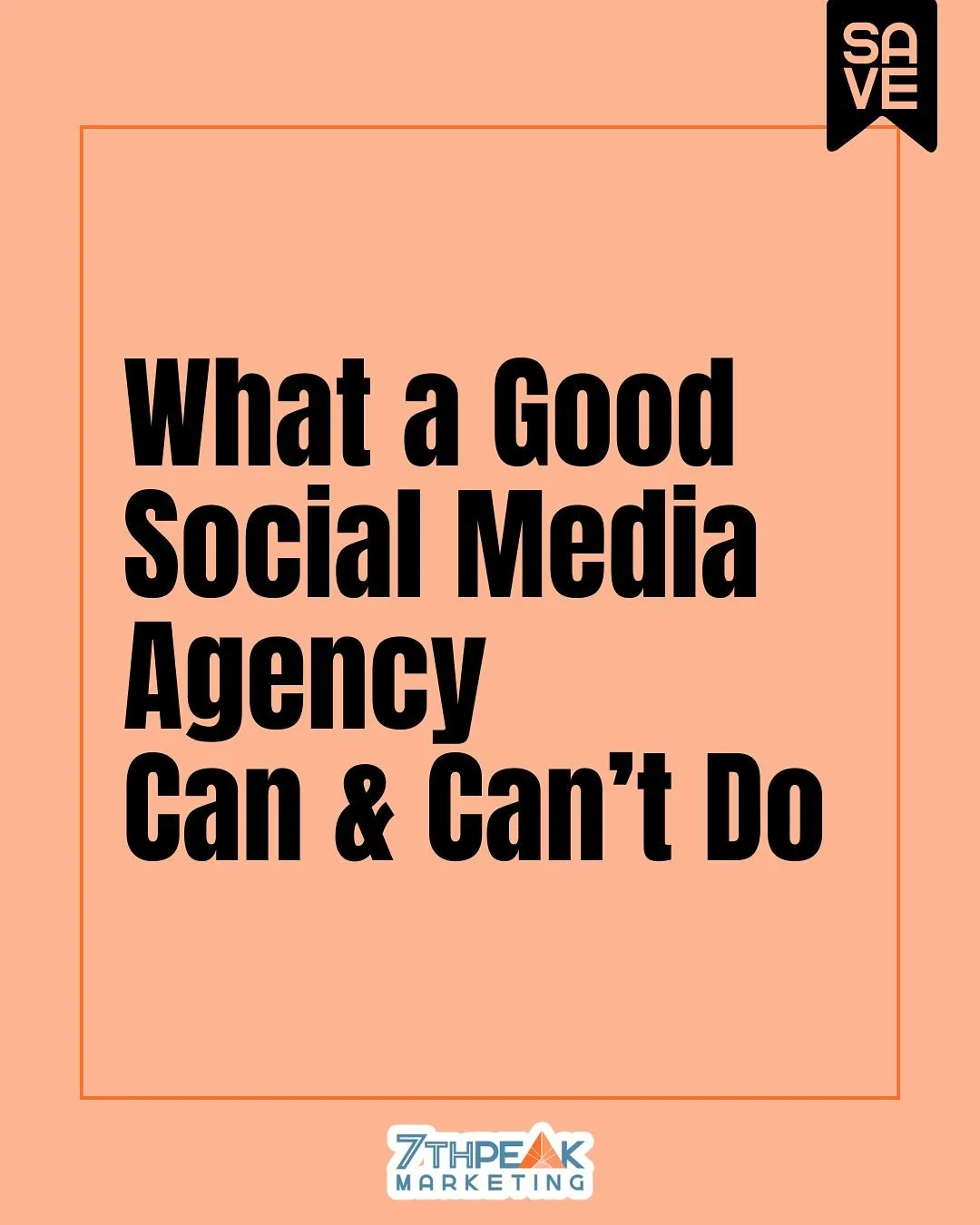 Ever wonder what a good social media agency can and can&rsquo;t do for your business? 

Swipe through to find out how the right agency amplifies your brand, not just your posts. Social media works best when your business is ready for it. Hire a skill
