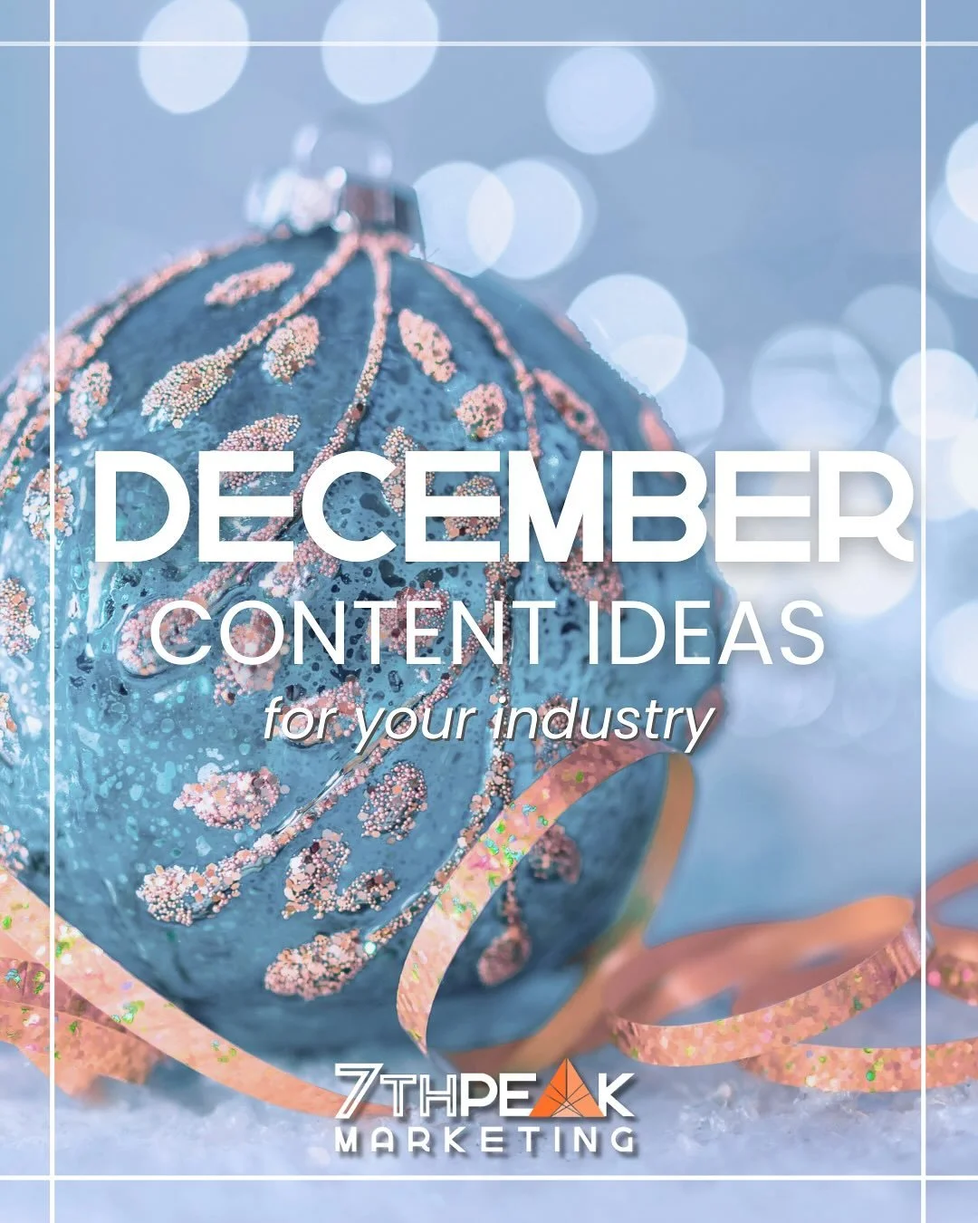 Ready to wrap up the year with strong content? Browse through our December ideas and find the ones that fit your industry best. Need help with your socials? Send us a DM! ❄️

#clt #cltnc #charlottenc #cltbusiness #socialmediamarketing #socialmediaman