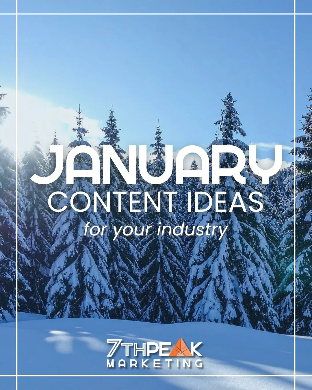January is coming fast and your content shouldn&rsquo;t be last-minute. Strong January content ideas for your industry start with smart planning. Want more tips like this? Follow 7th Peak Marketing for more insights and ideas! 💙

#clt #cltnc #charlo
