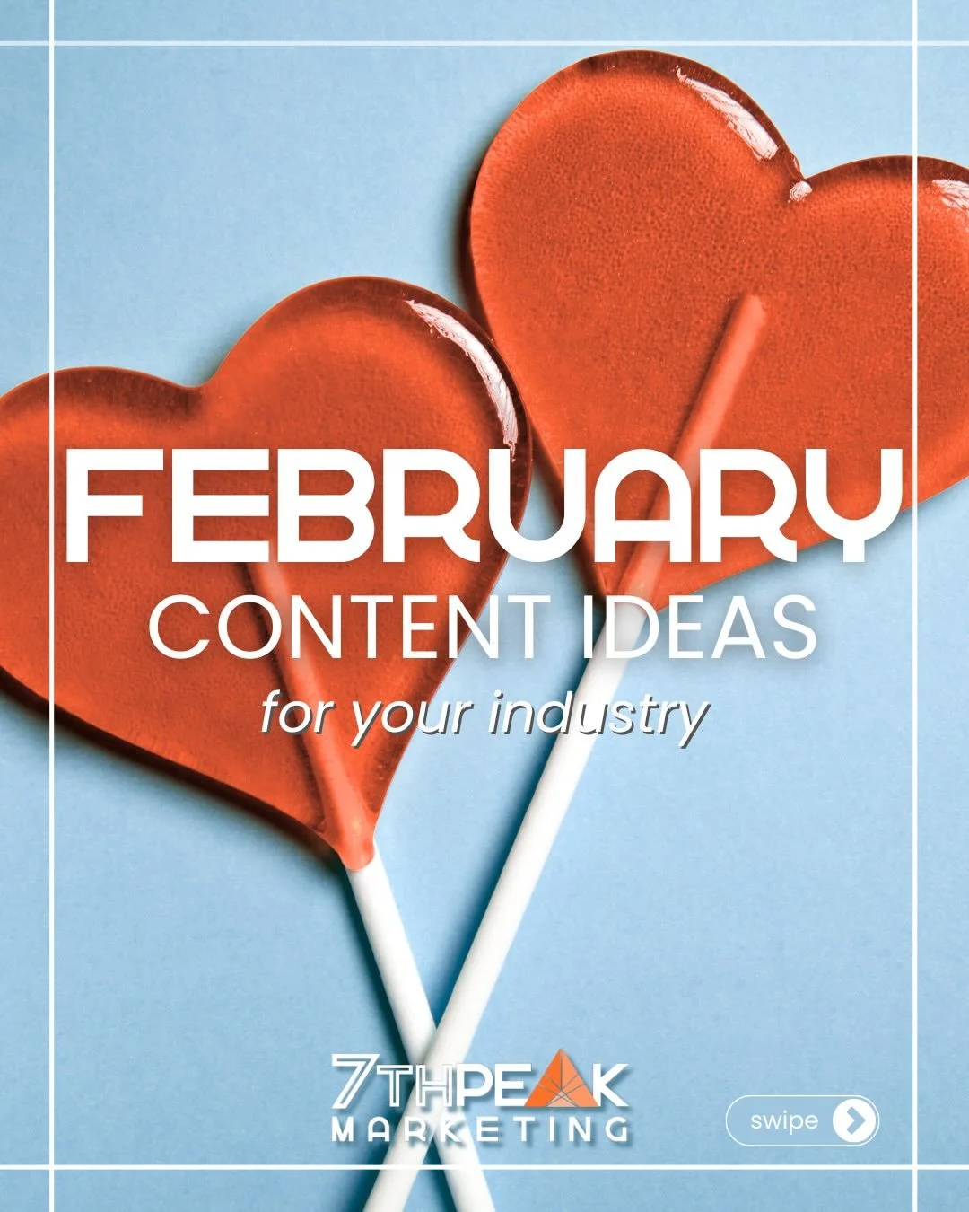 February content doesn&rsquo;t have to be overwhelming. When your posts are intentional, everything clicks. Posting gets easier when your content has a purpose. Let&rsquo;s talk! 
💘💌❤️

DM us or email info@7thpeakmarketing.com! 

#clt #charlottenc 