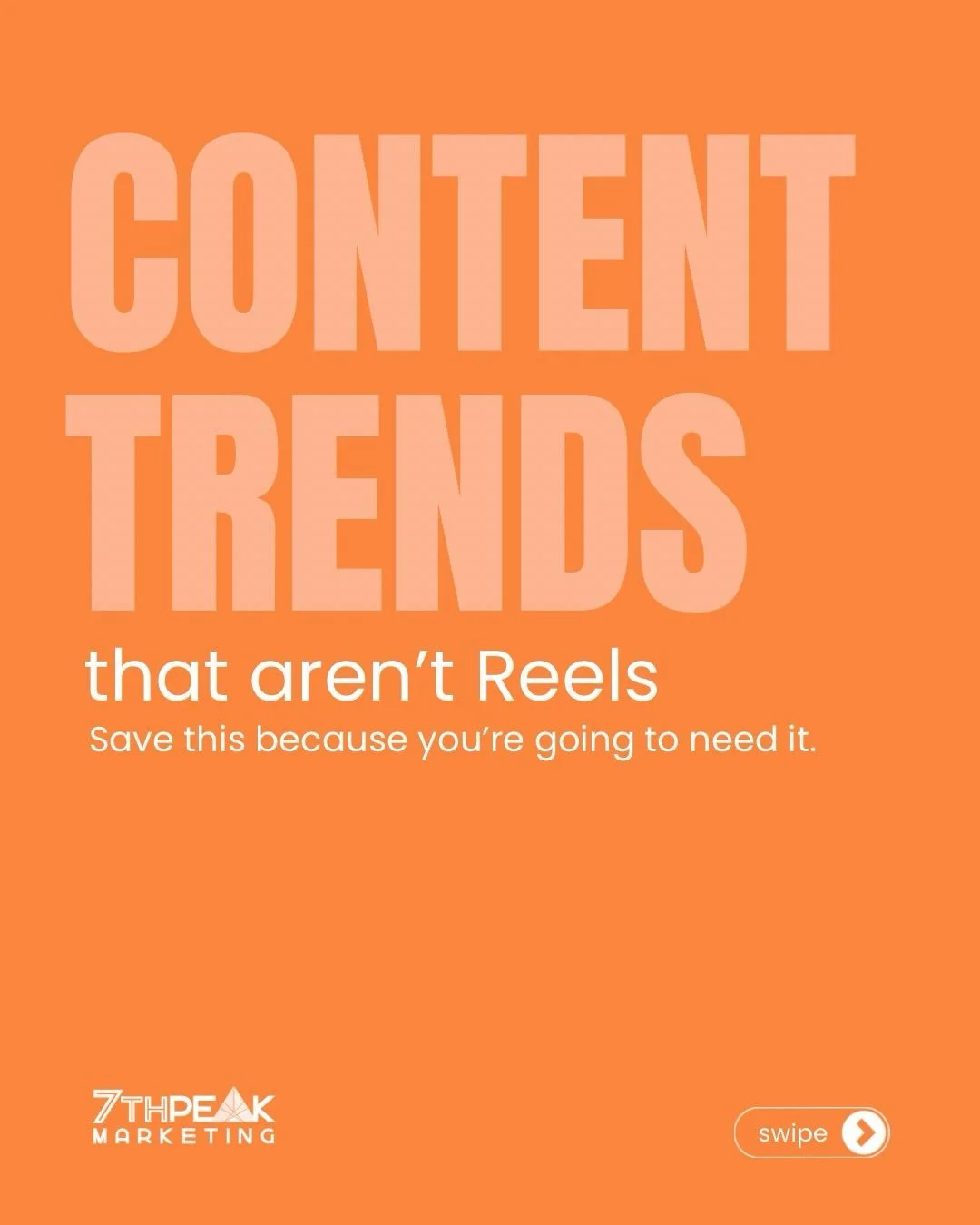 🚨Content trends are taking over the feed!

✨The &ldquo;This Is Who&rdquo; - Use candid photos to introduce your team and the roles behind your brand.

✨Tiny Text Trend- Use aesthetic style text to tell a story or highlight key details in one image.
