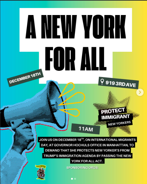 CALL TO ACTION: INTERNATIONAL MIGRANTS DAY RALLY