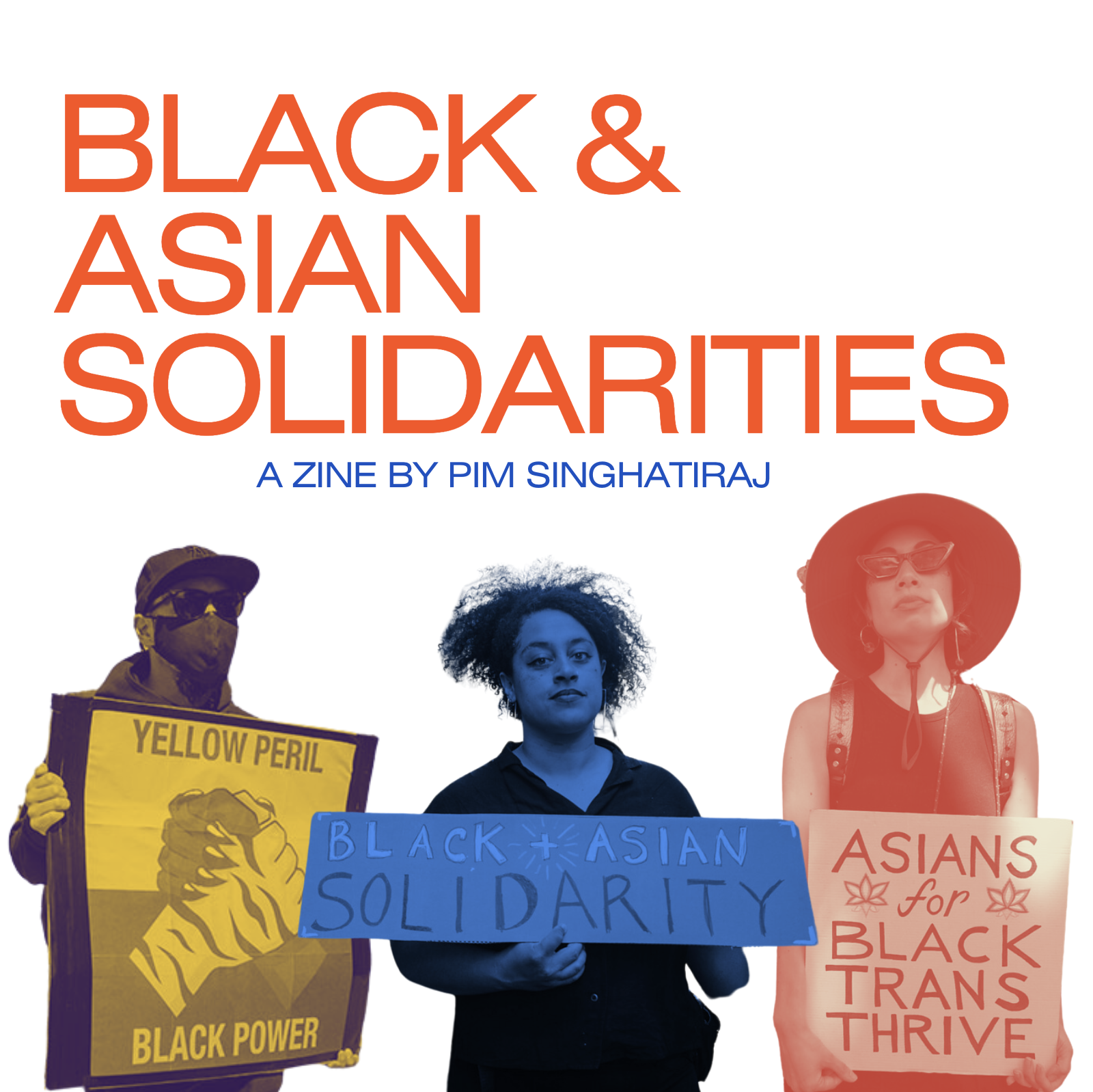 Black Asian Solidarities Zine Cover Movement