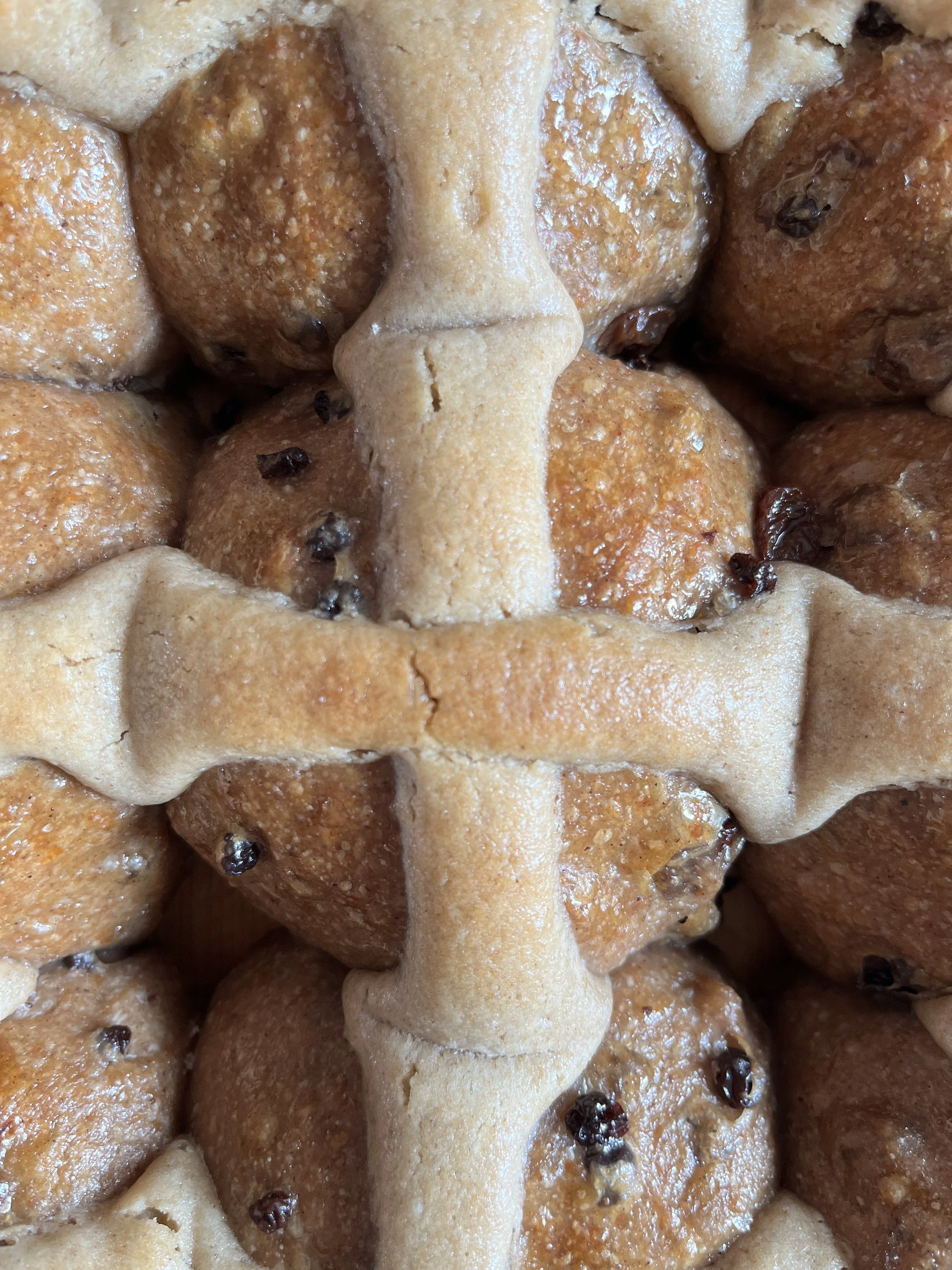 Sourdough Hot Cross Buns