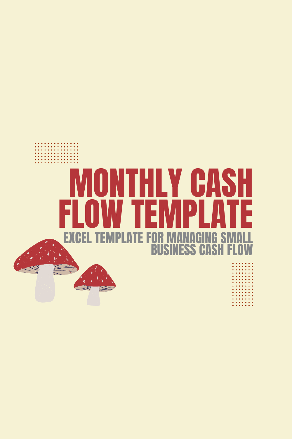 Monthly Cash Flow Template