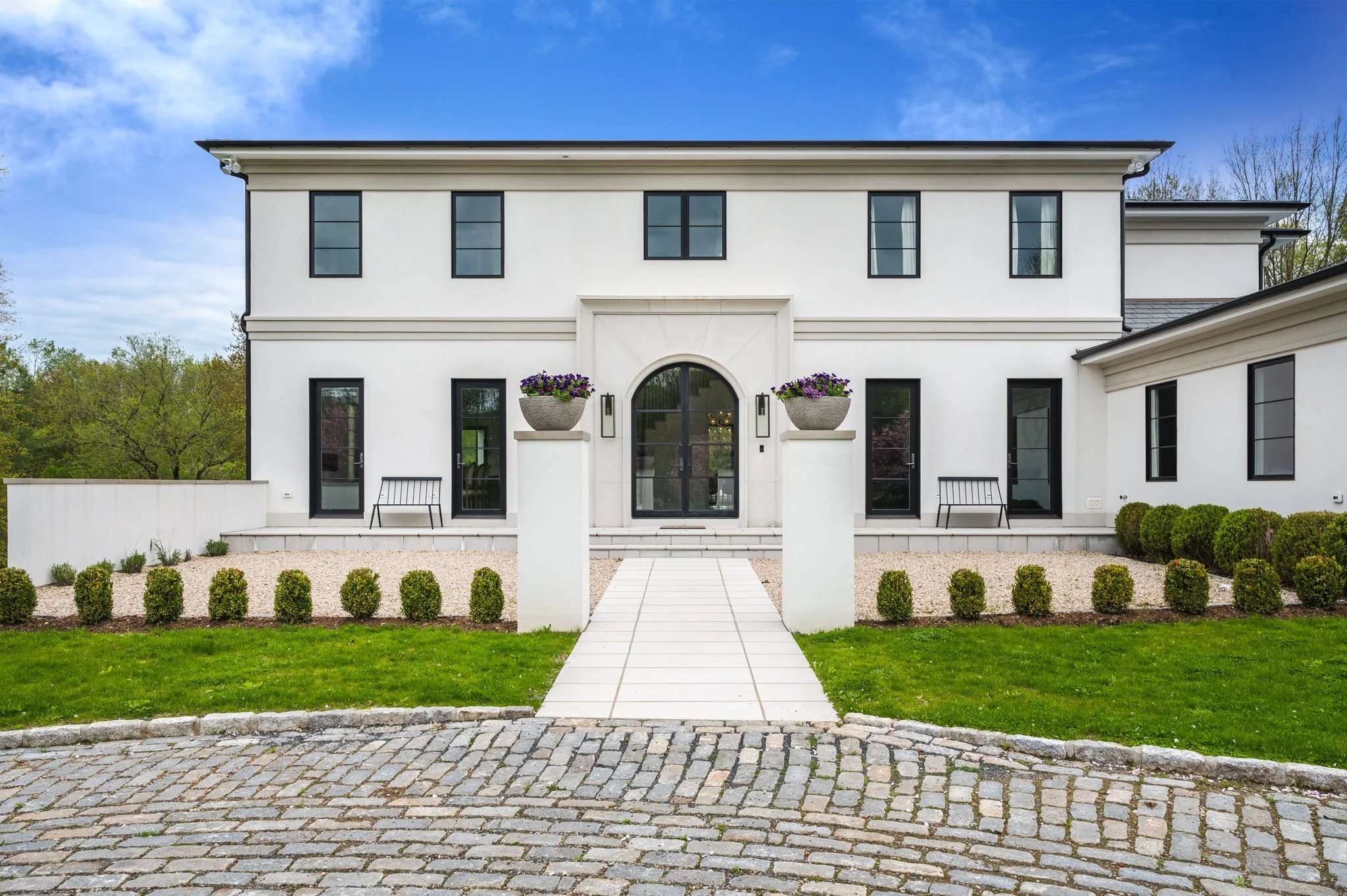 Bedford Stucco Transitional