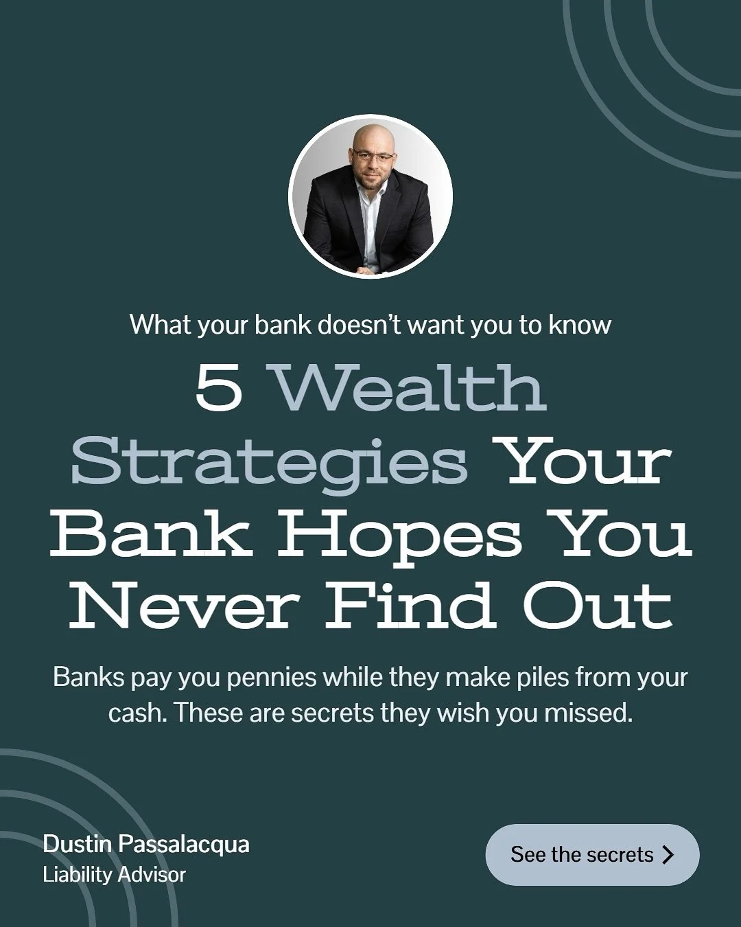 Banks profit when you stay dependent.

Many households earn ~0.01% on deposits while banks redeploy capital at rates up to 1,000x higher. Consider these levers used by independent wealth builders:

- House Hacking: Live in one unit of a 2&ndash;4 uni