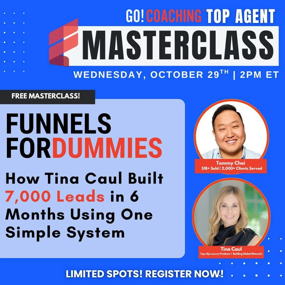 What if generating thousands of qualified leads didn&rsquo;t require complex tech stacks or expensive ads, but a simple, repeatable system anyone can build?

Join Tina Caul&mdash;one of North Carolina&rsquo;s top agents and founder of Caul Group Resi