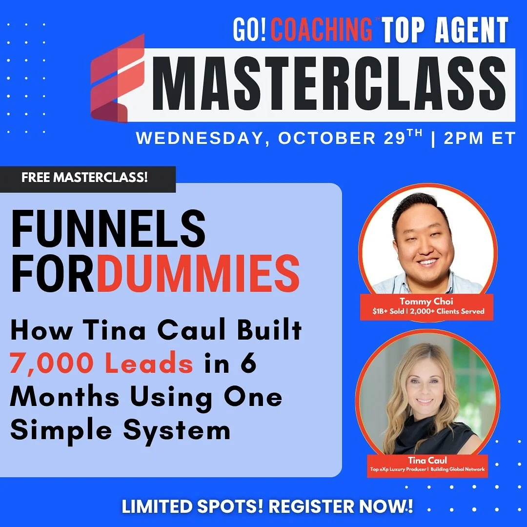 What if generating thousands of qualified leads didn&rsquo;t require complex tech stacks or expensive ads, but a simple, repeatable system anyone can build?

Join Tina Caul&mdash;one of North Carolina&rsquo;s top agents and founder of Caul Group Resi