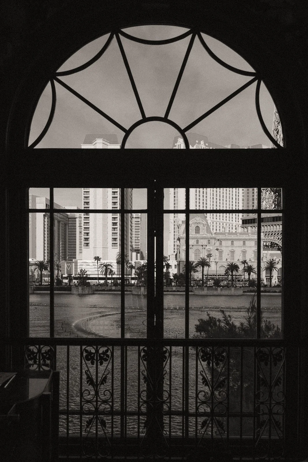 Views from inside The Mayfair Supper Club in Las Vegas.