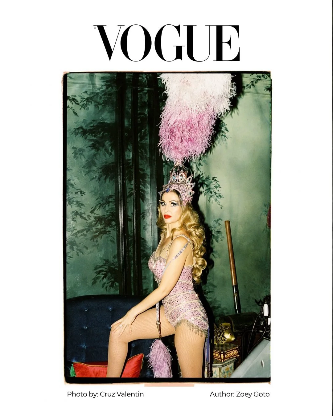 The Life of a Vegas Showgirl ✨ Kicking off October being featured in @voguemagazine alongside @zoeygotowriter and @gypsywood 💝

The uber talented Zoey Goto reached out to me to follow and document her experience at the @showgirlbootcamp where one ca