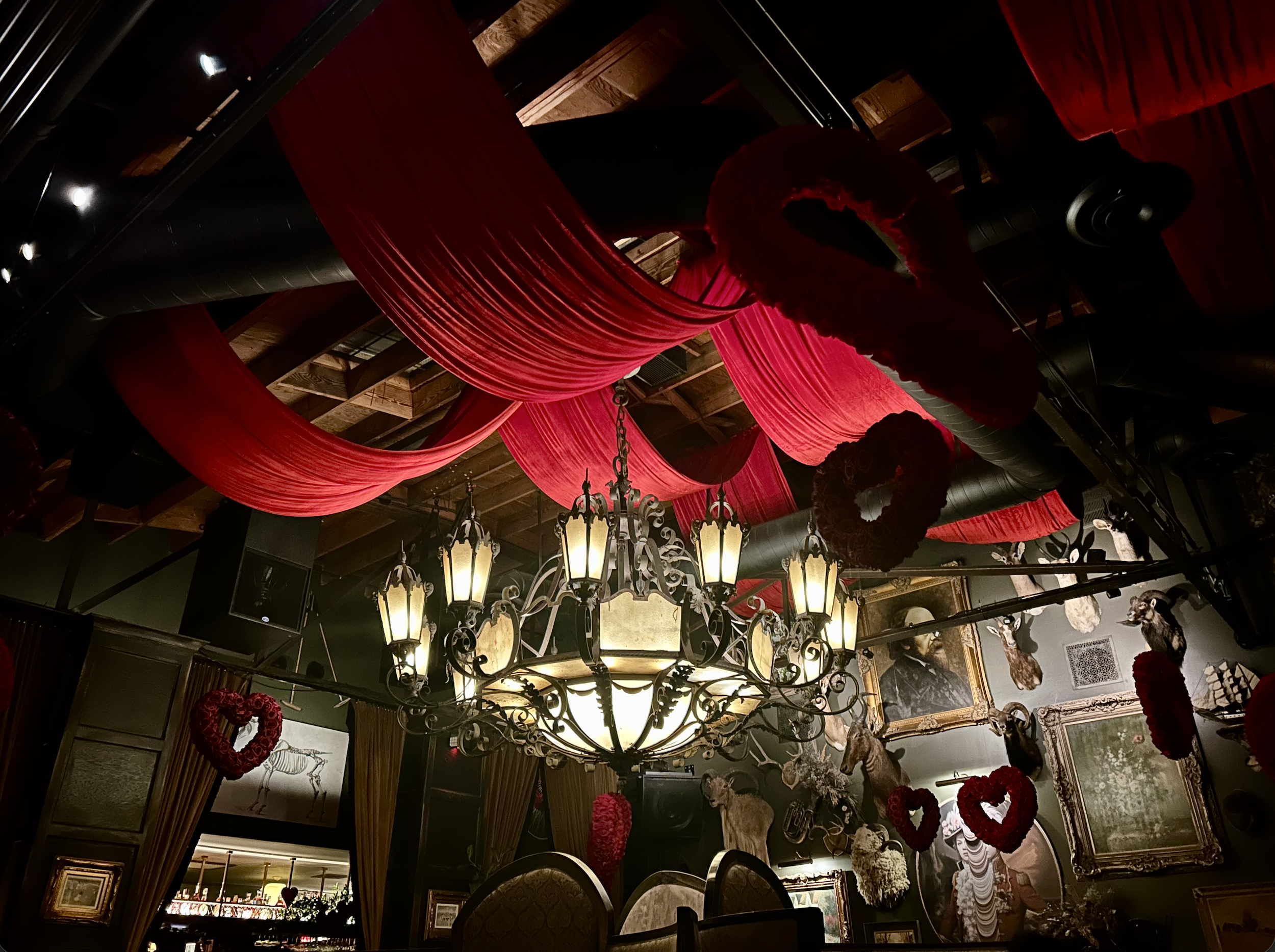 A Photo of a moody gothic bar called the Doberman in Las Vegas