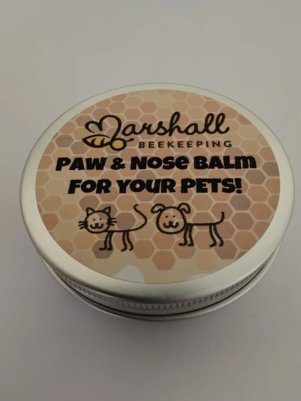 Beeswax Pet Paw & Nose Balm — Marshall Beekeeping