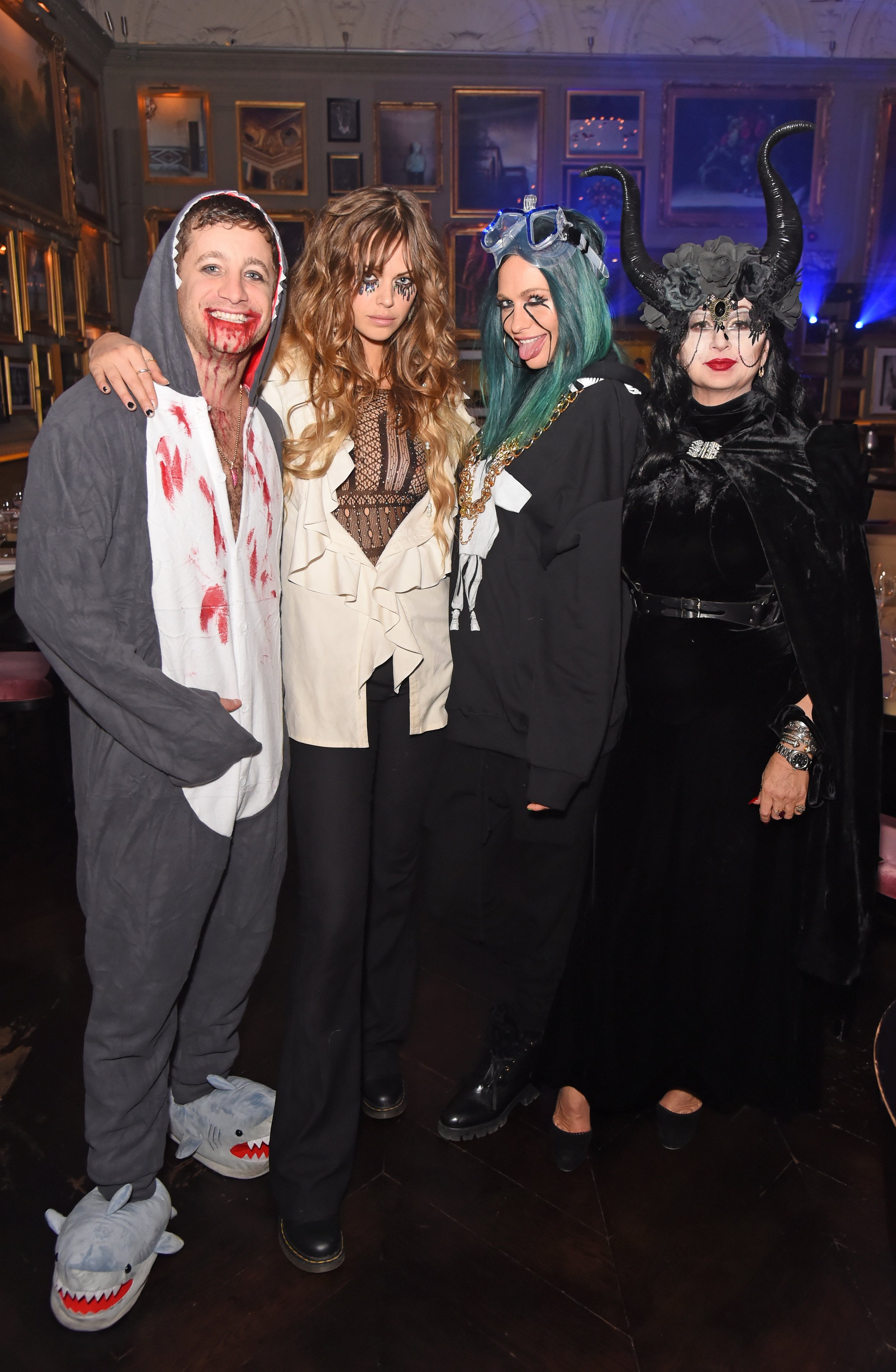 Tyrone Wood, Jessica Clarke, Poppy Delevingne and Fran Cutler at The Cursed Voyage of HMS Berners at  in collaboration with Project 0 and Grey Goose5.jpg