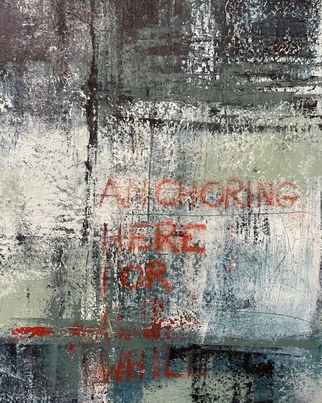 January in the studio

Graffiti - deliberate interference
A quiet rebellion

Noticing - searching begins with sea

Gathering Symbols
To Navigate by

Listening 
BBC Sounds, Ultimate Calm on Radio 3
with Orcadian composer Erland Cooper.
A refuge from l