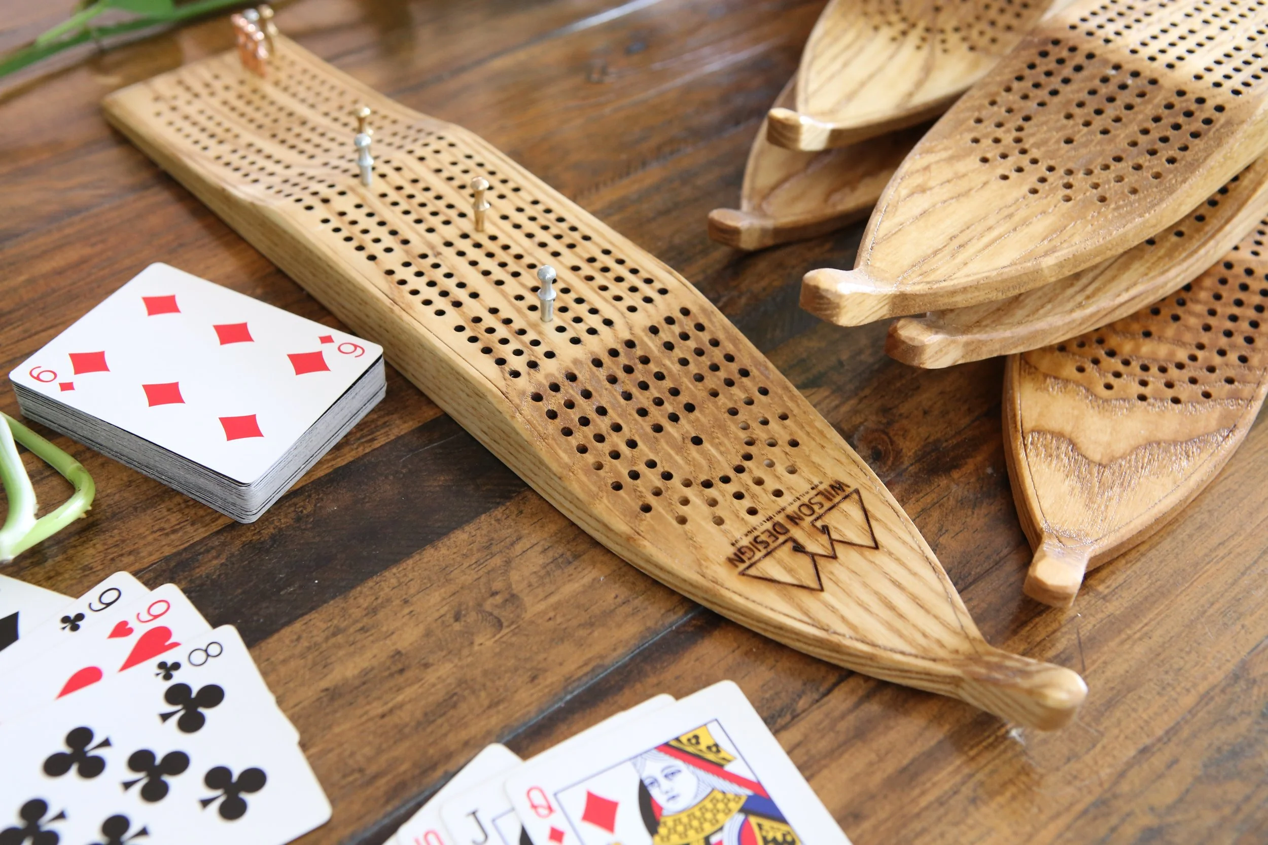 Cribbage Ski Board