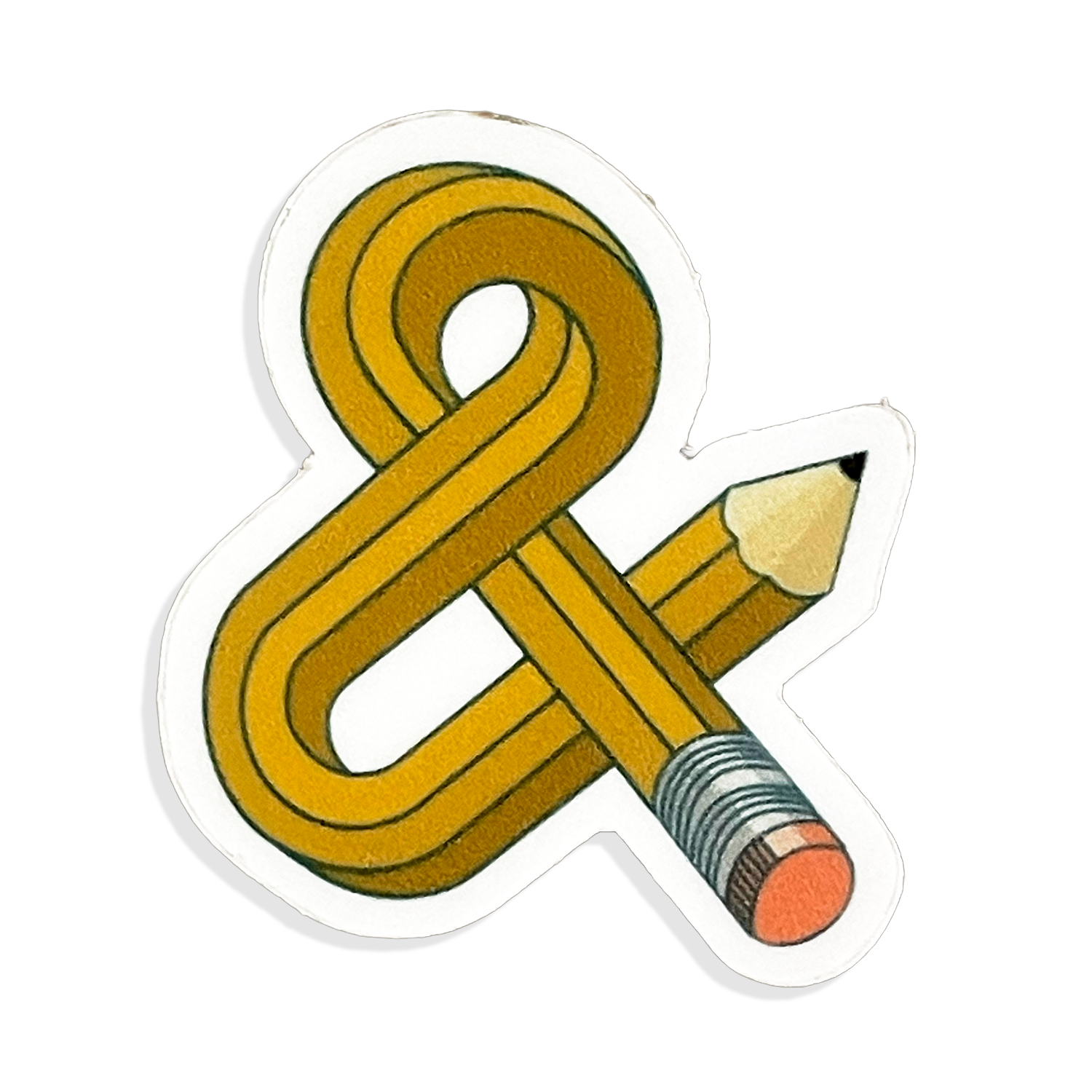 Ampersand Pencil Sticker