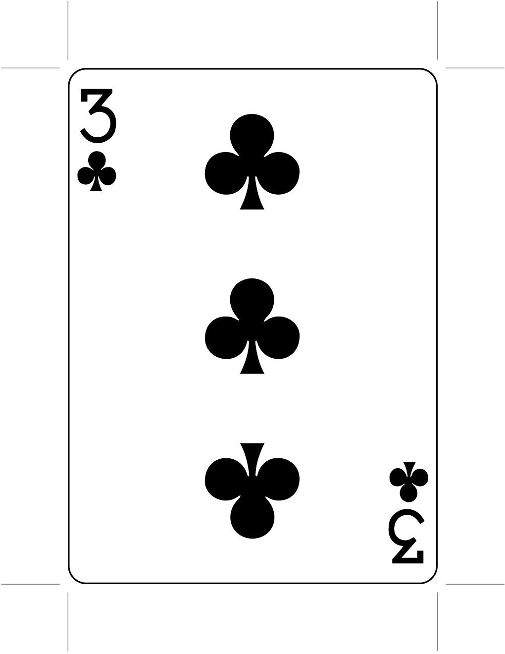 Three of Clubs