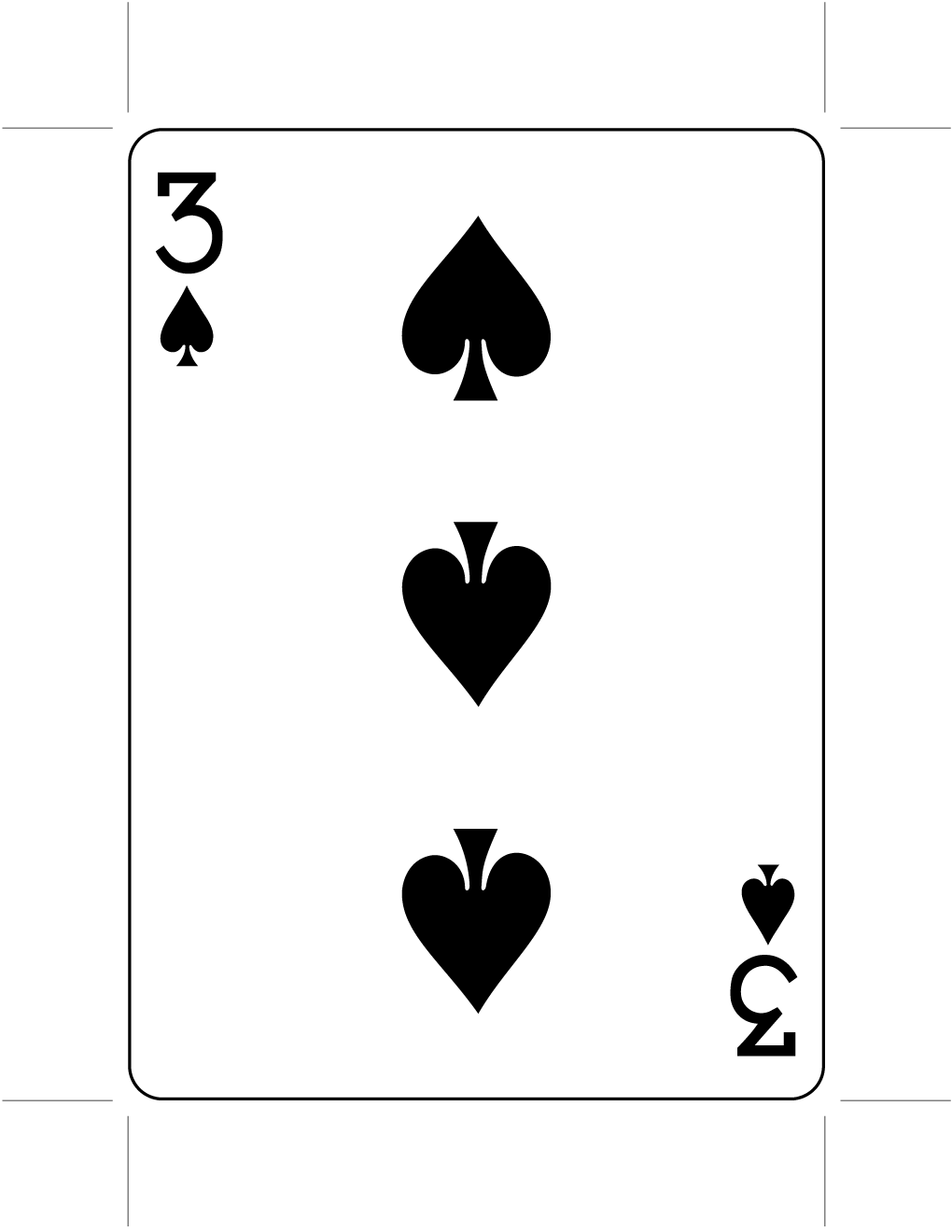 Three of Spades