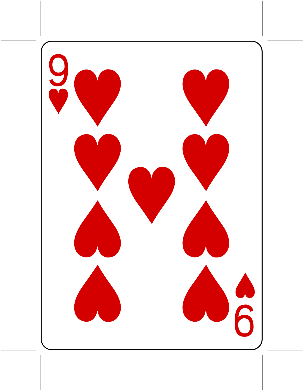 Nine of Hearts