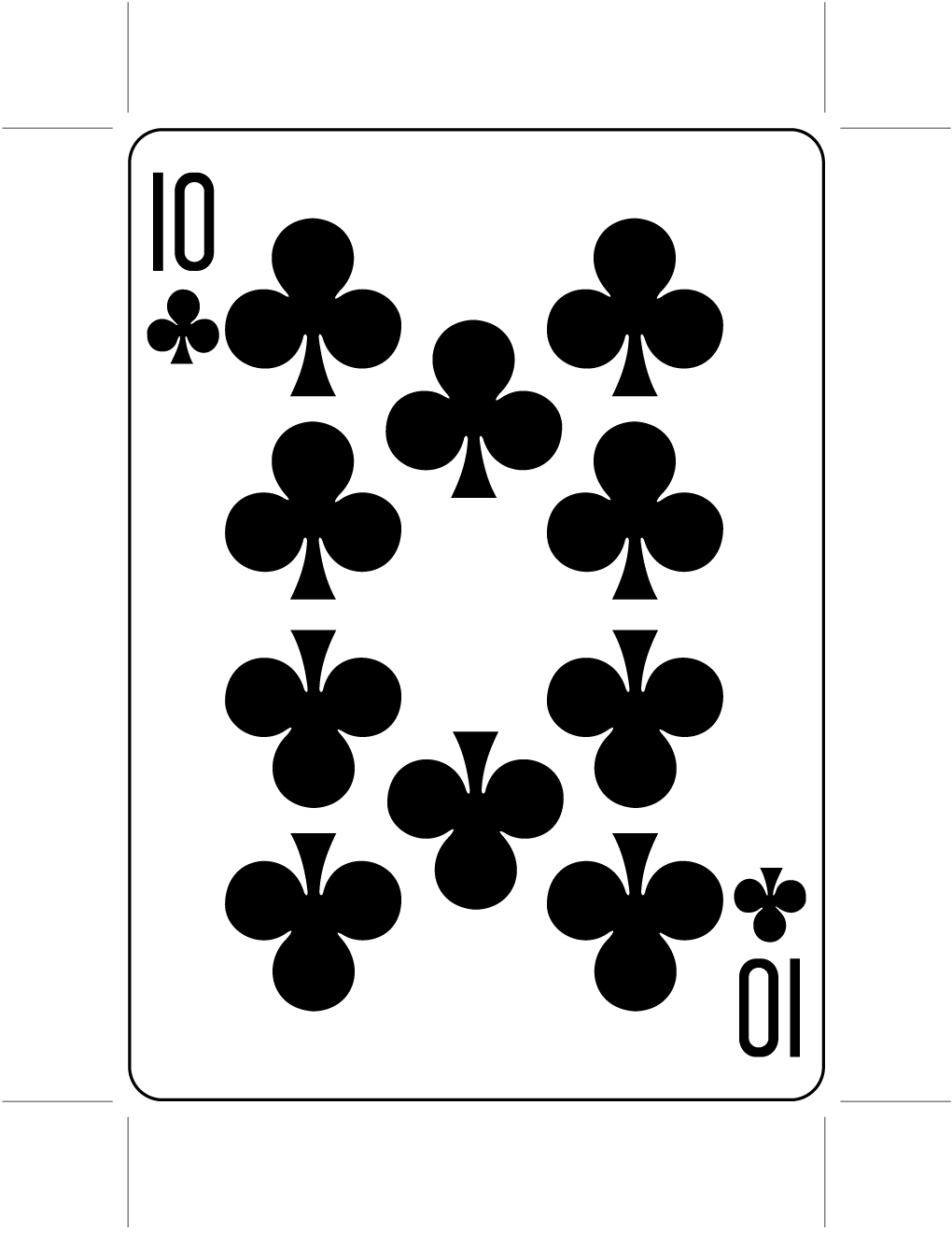 Ten of Clubs