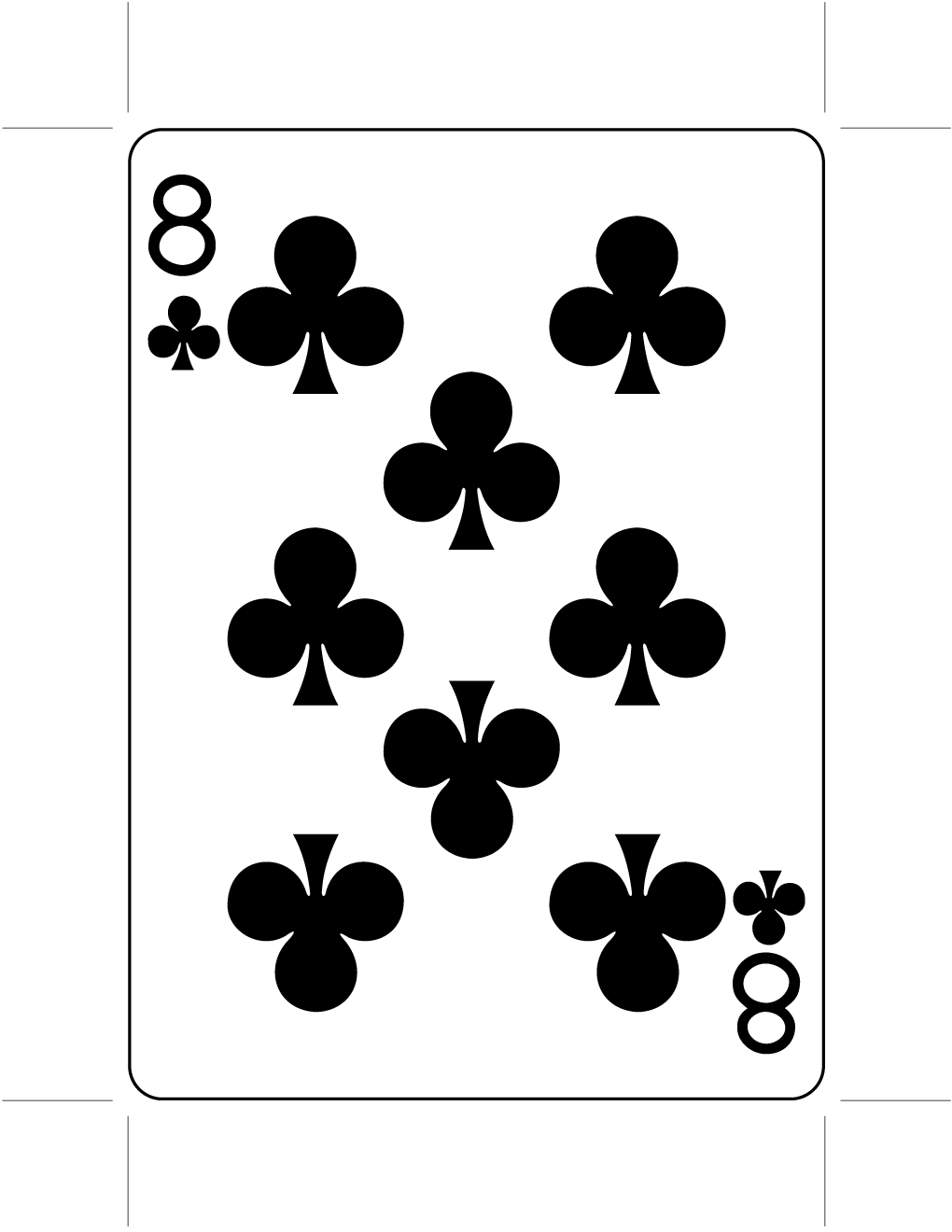 Eight of Clubs