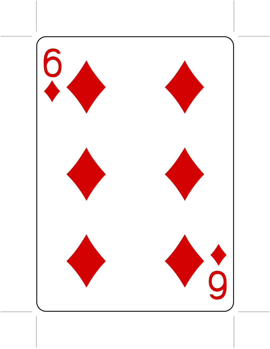 Six of Diamonds