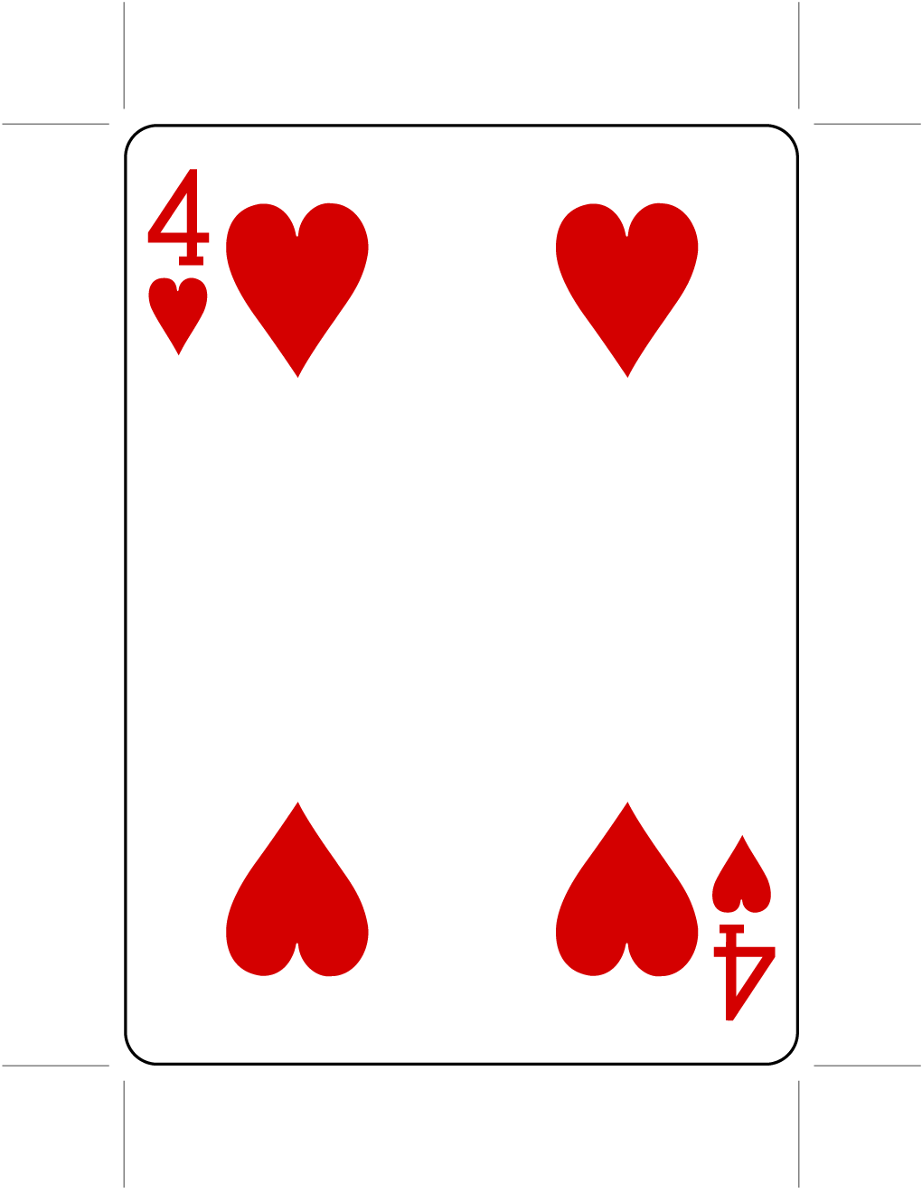 Four of Hearts