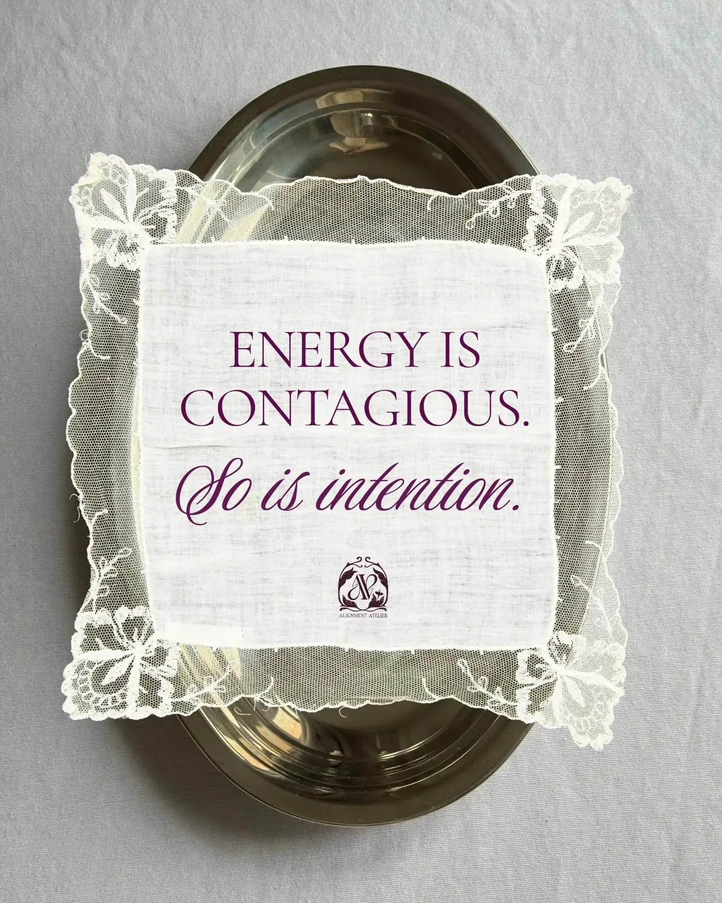 Energy is contagious. So is intention.

What we quietly cultivate inevitably reaches those around us. The way we arrive, observe, listen, and connect communicates long before words ever do.

#AlignmentAtelier #CreateAndConnect 
#AtelierLife #AlignedL