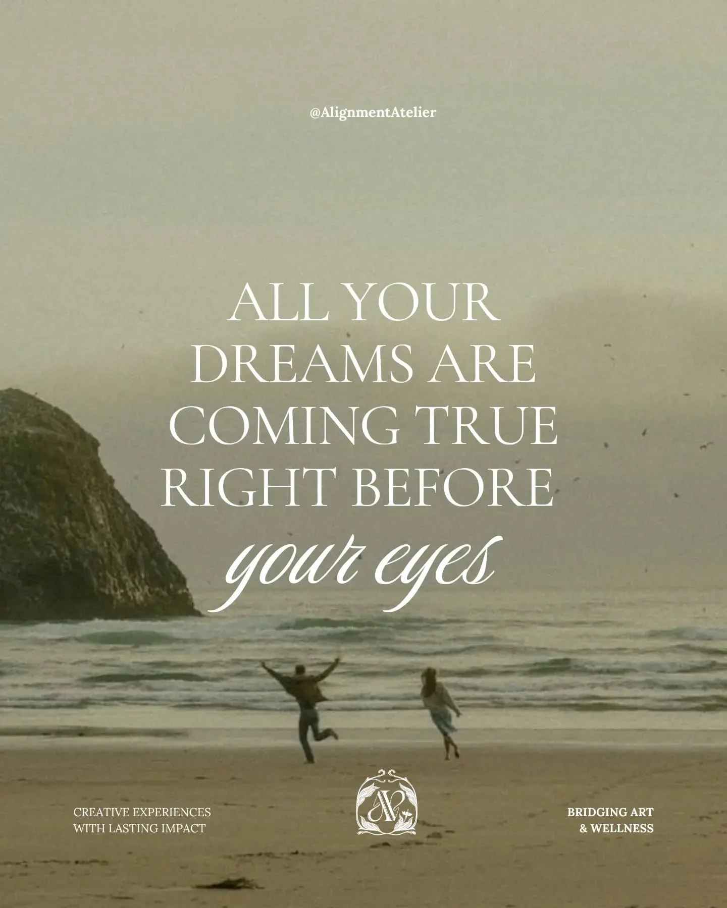 There is something powerful about witnessing the life you once envisioned begin to take shape.

The dreams you held quietly, the desires you trusted, the intentions you set in motion, all finding their way into the present.

A reminder to pause, take