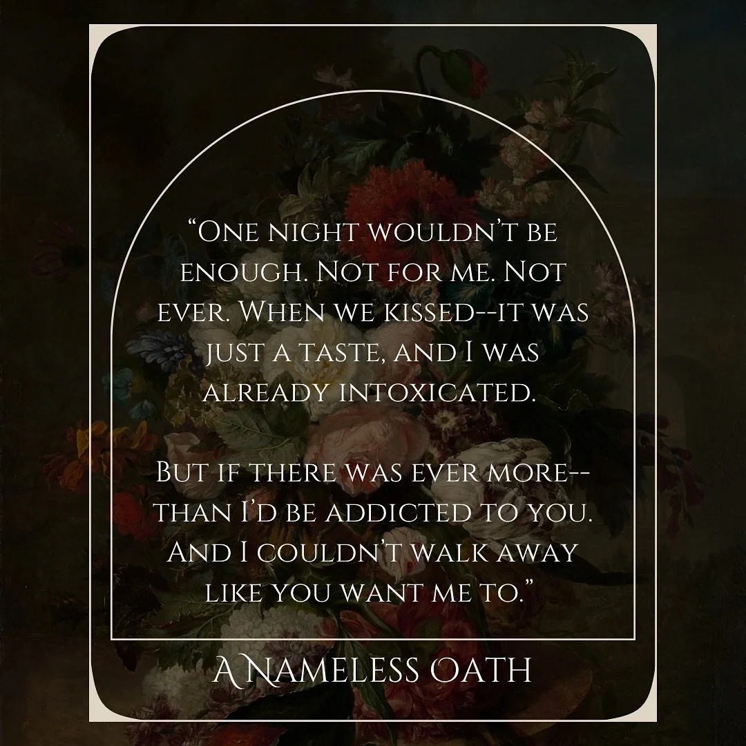 When he puts it all on the line. 
Complete duology out now. 
Slow burn fantasy romance. 
Begin with A Nameless Curse and ends with A Nameless Oath. 
#anamelesscurse #anamelessoath #bookstagram #books #readersofinstagram #readersofig #fantasybooks #