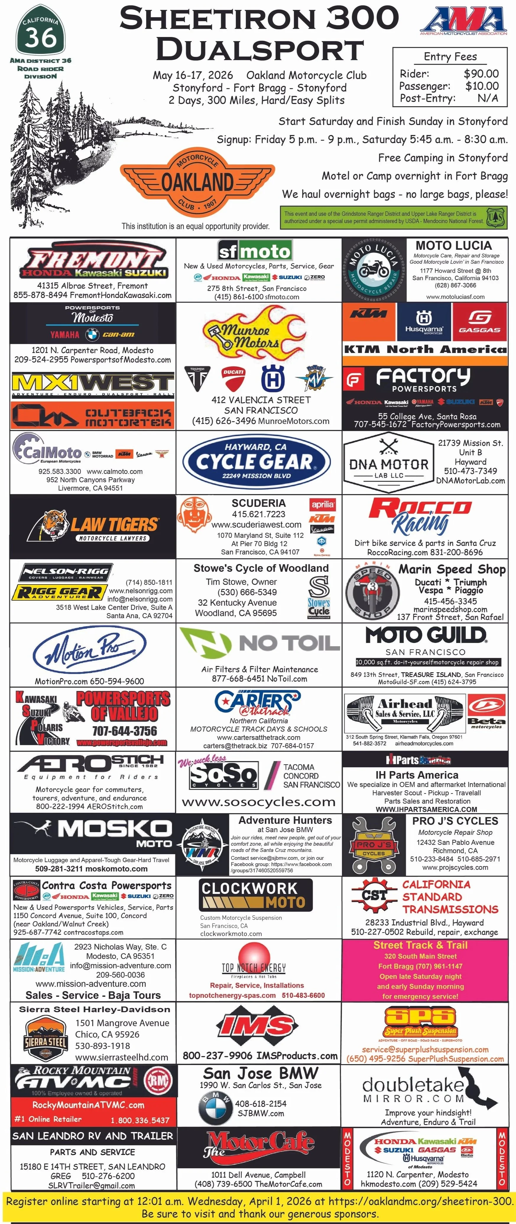 2026 Sheetiron 300 Entry