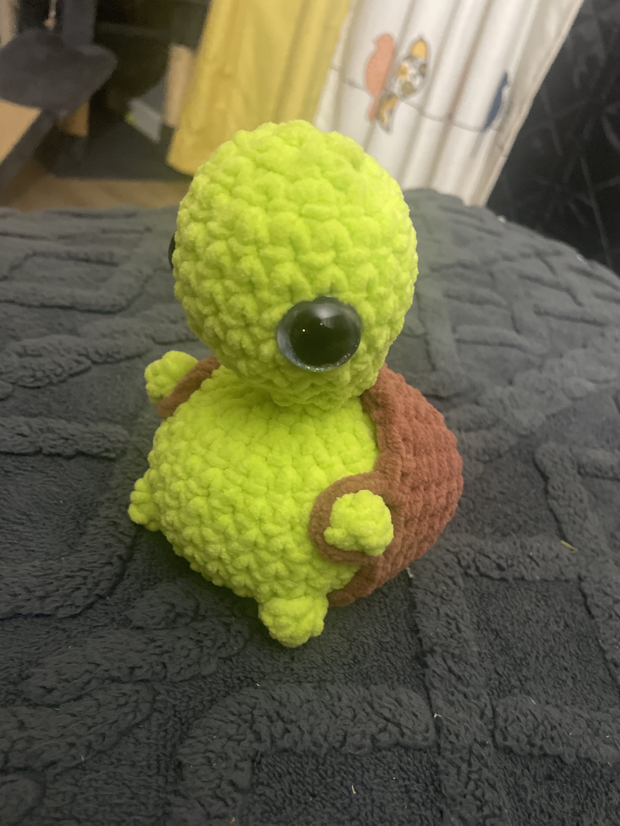 Hand Crocheted Big Booty Turtle (1 of 5, value $12)