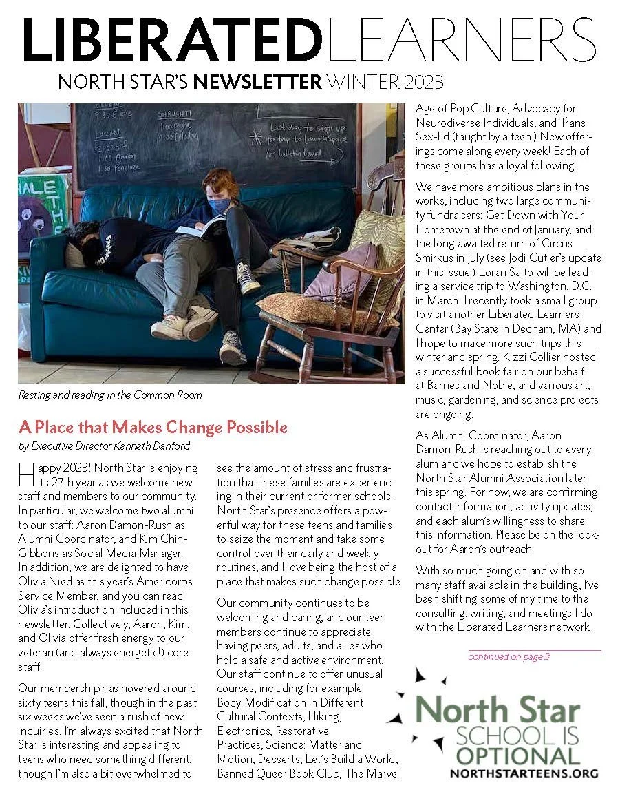 Newsletter — North Star Teens