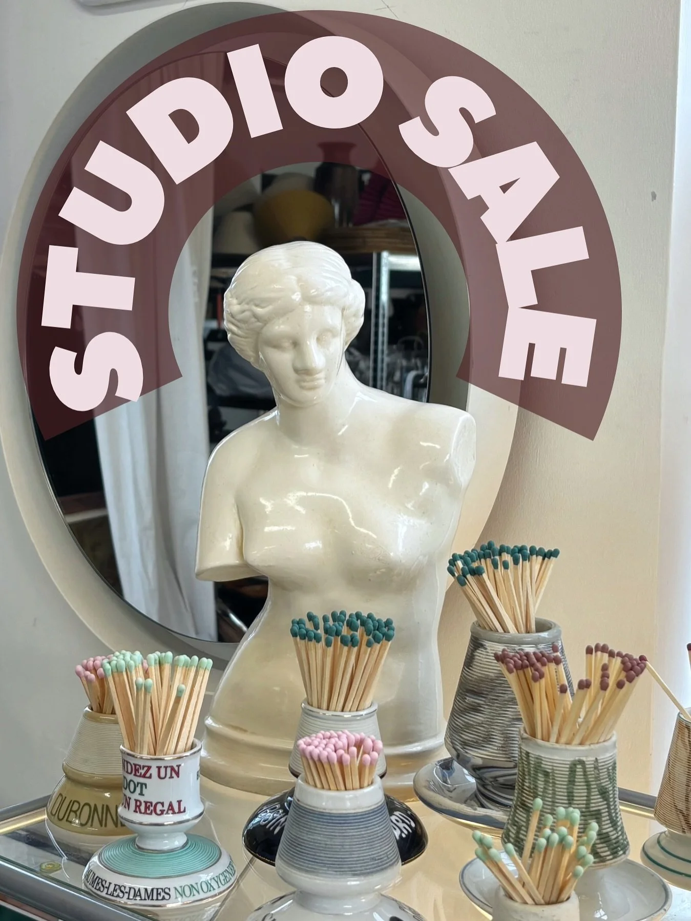 🚨Studio Sale this Weekend🚨

We are nearly ready to open our doors again this weekend! Visit our monthly open studio and find the most stunning homewares, furniture, clothing, art and jewellery from @wearelazyhome, @tabulavintage and @tabula_casa al