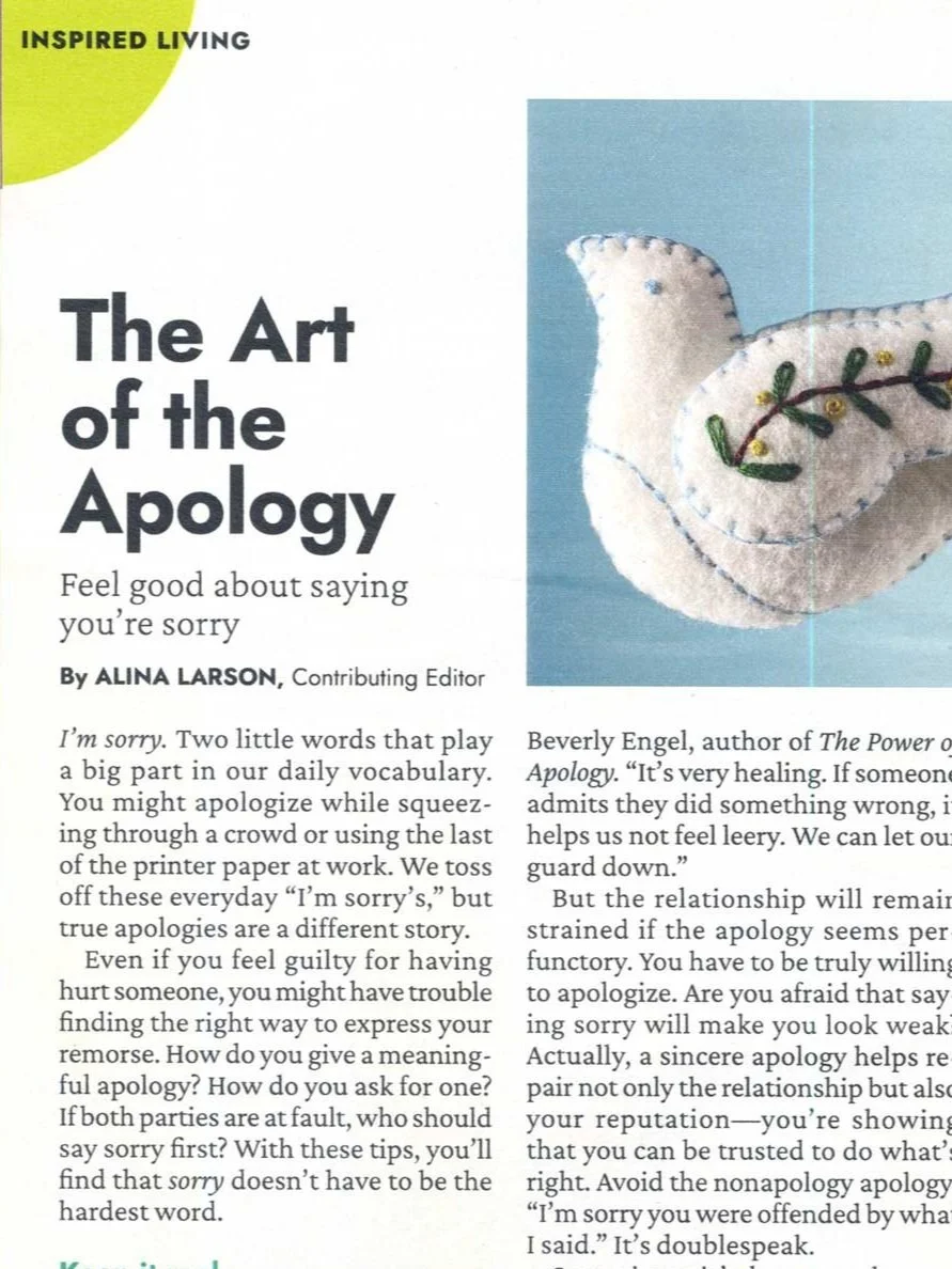 The Art of the Apology