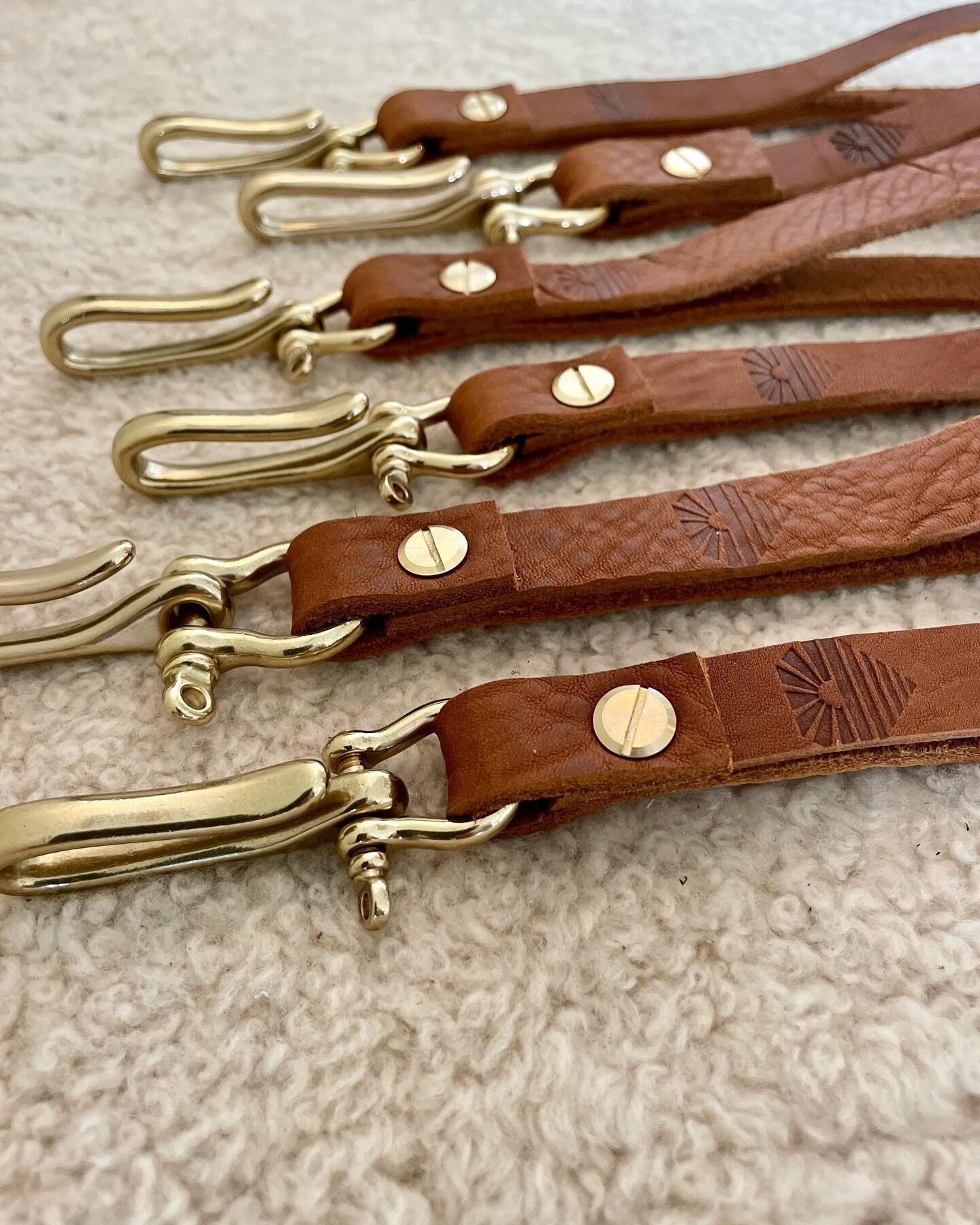 key jangles leather&amp;solid brass