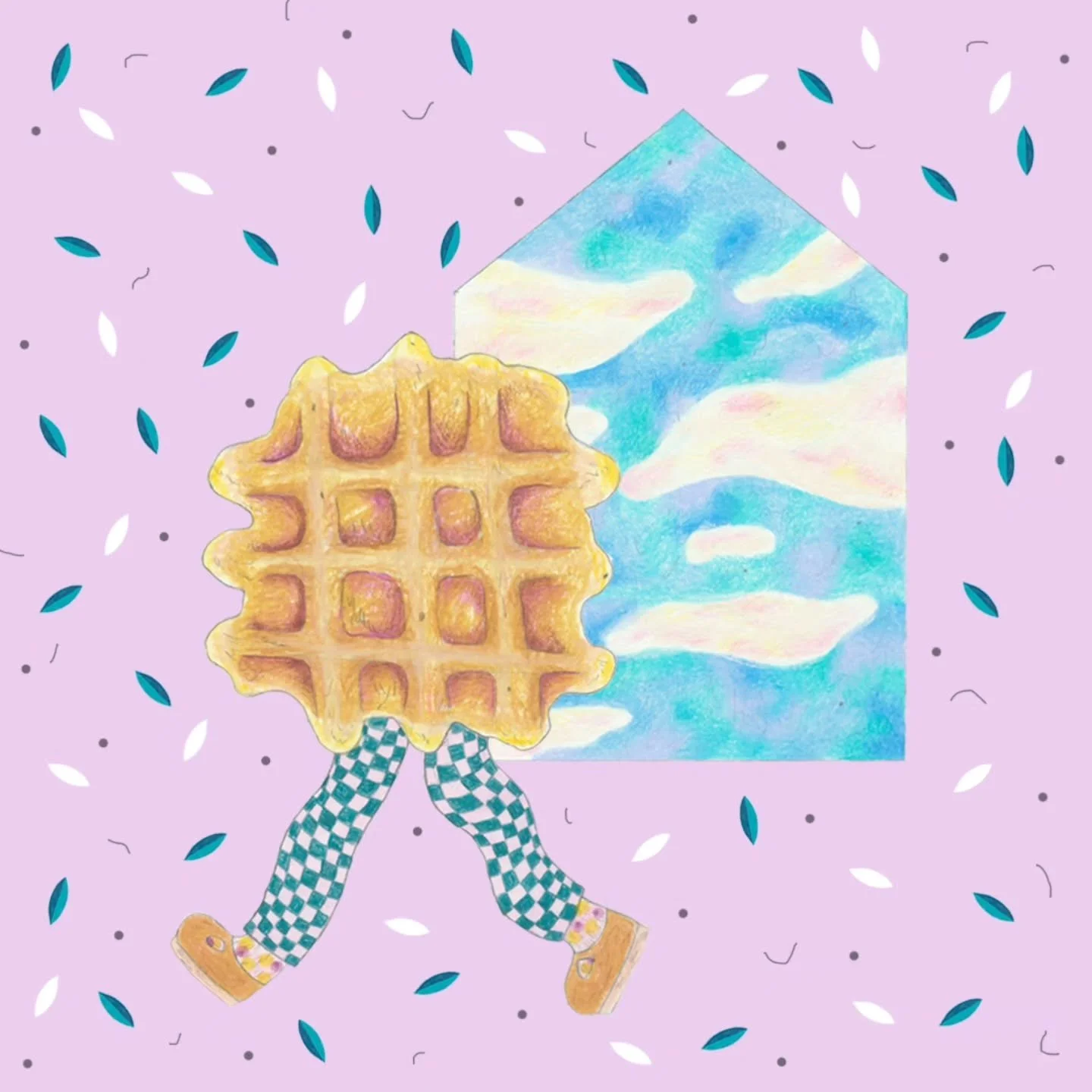 Des gaufres et de l'upcycling, je vous explique ? 
1. D&eacute;sormais, je collabore avec un atelier li&eacute;geois afin de vous proposer des drops plus fournis ! 🧇
2. Certaines pi&egrave;ces resteront confectionn&eacute;es par mes soins, ce qui pe