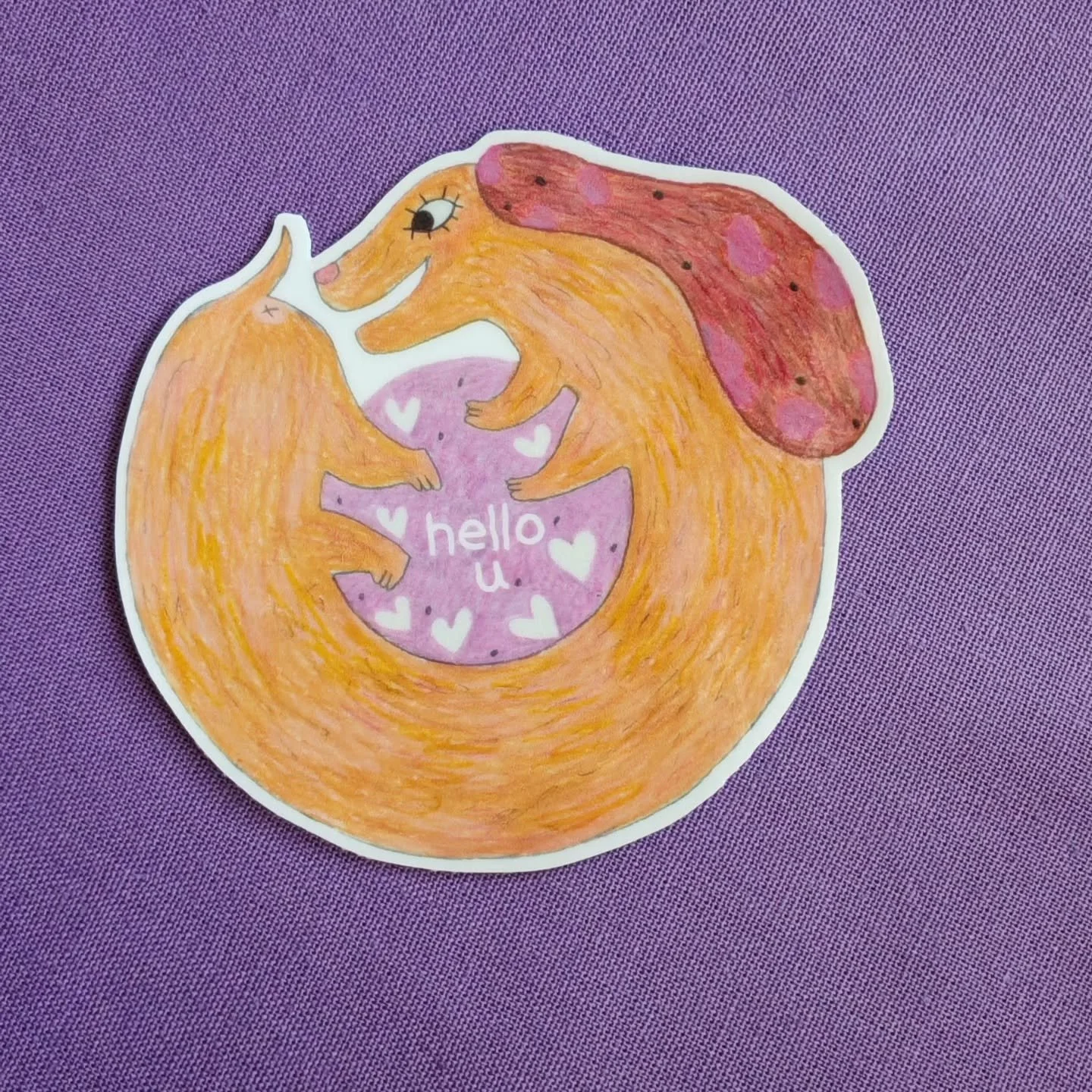 C'est l'histoire d'un chien qui dit bonjour &agrave; un autre chien..
SNOUF SNOUF ?
Oh pardon ! C'est mon uuck !

#illustration #illustagram #teckel #jokes #stickers