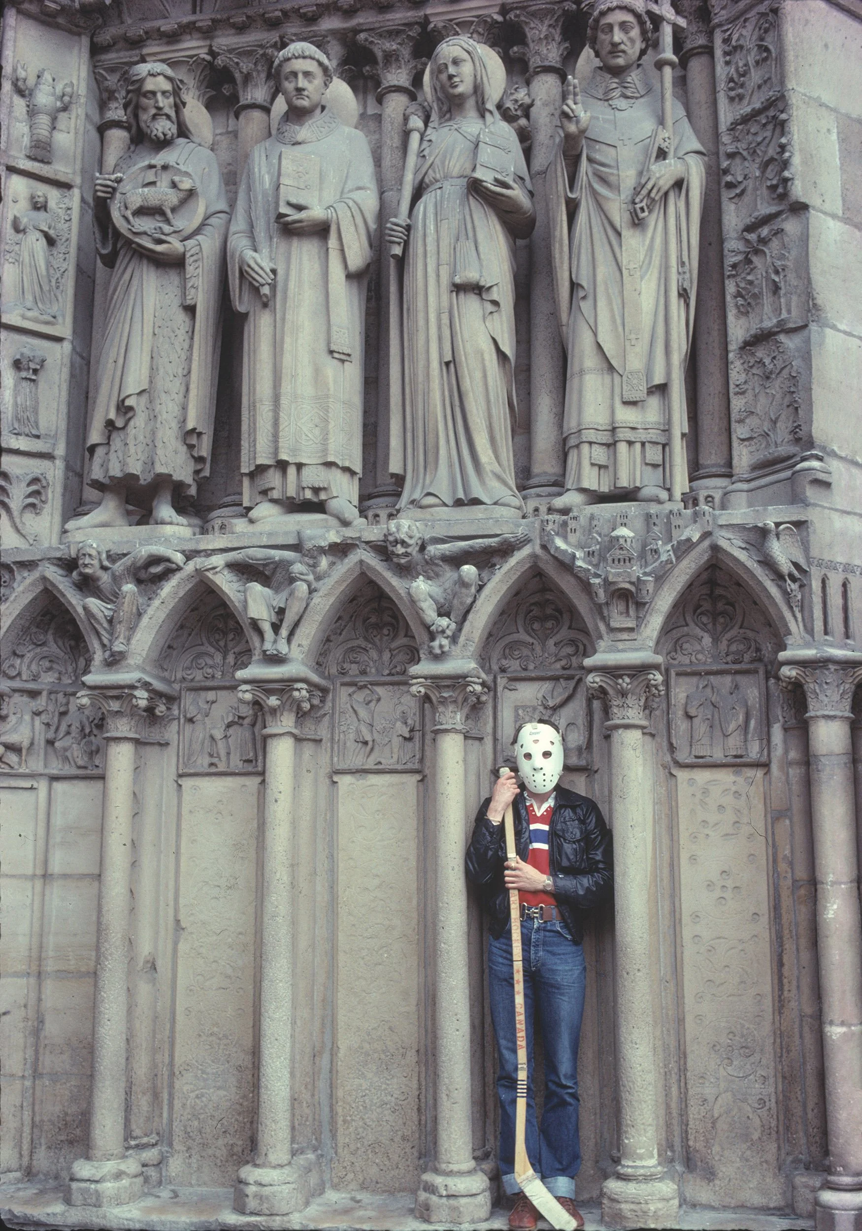 "With the Saints of Notre Dame, Paris," 1978