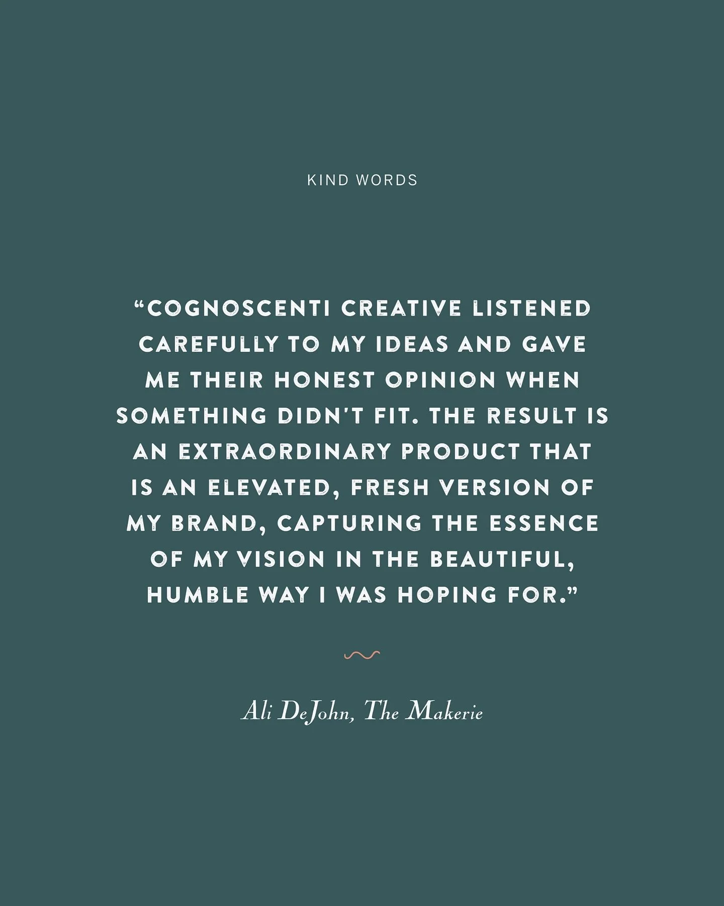 Thank you to @TheMakerie founder Ali DeJohn for this lovely testimonial! It was a pleasure to work on a new website for this Boulder-based creative retreat company this summer. We take pride in creating trusting, transparent relationships with our cl
